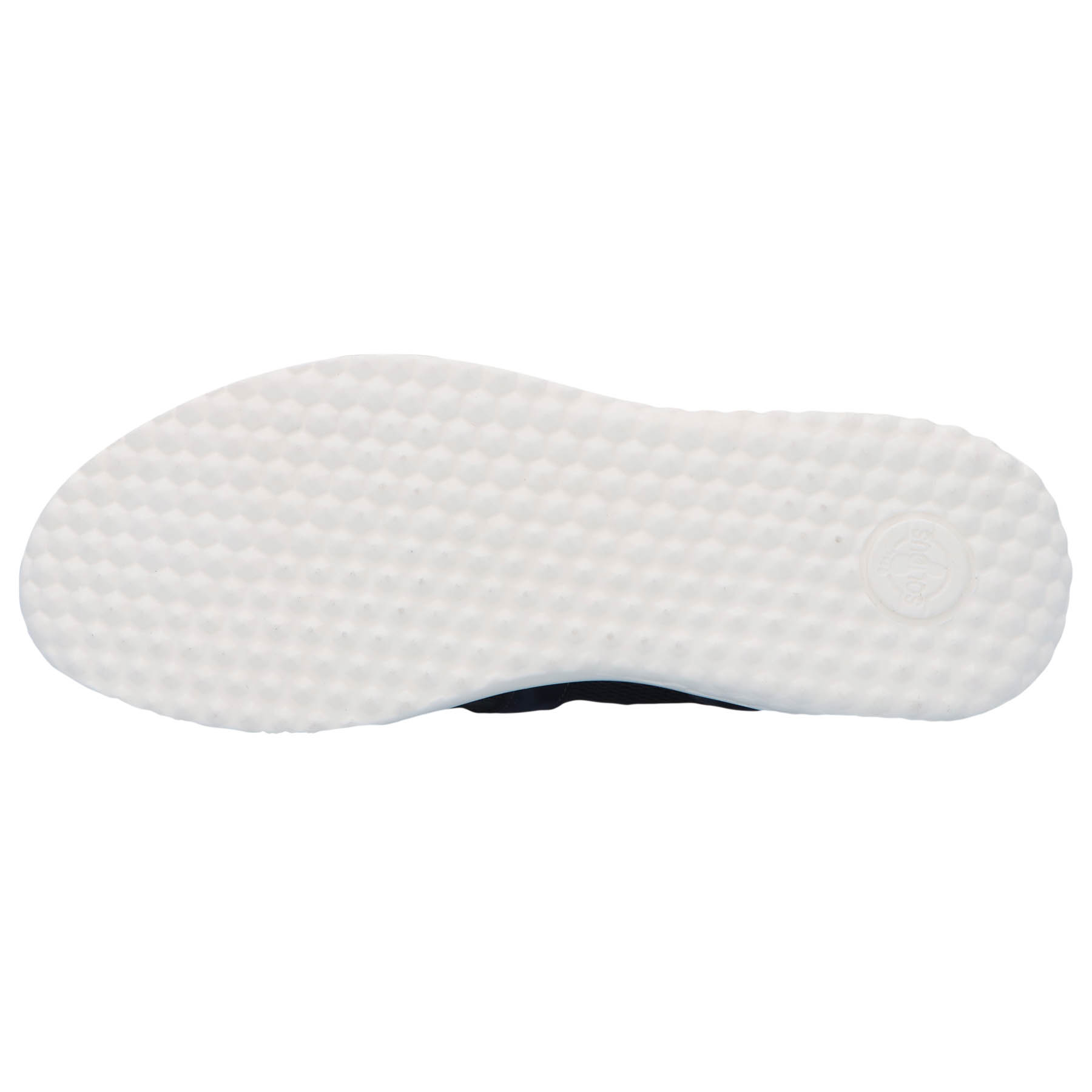 blaue halbschuh sohlenansicht