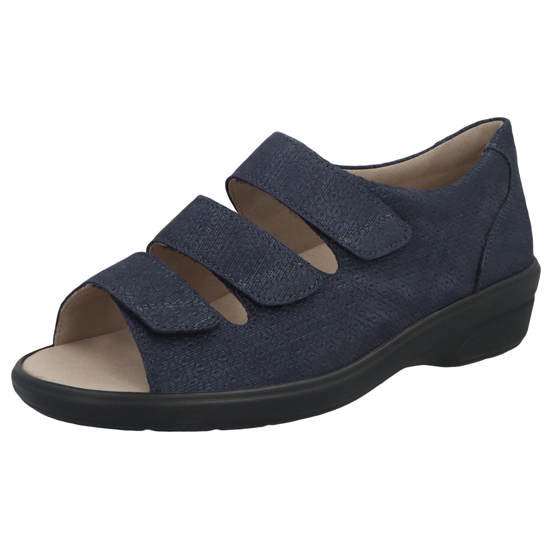 blaue sandale 3-4 ansicht