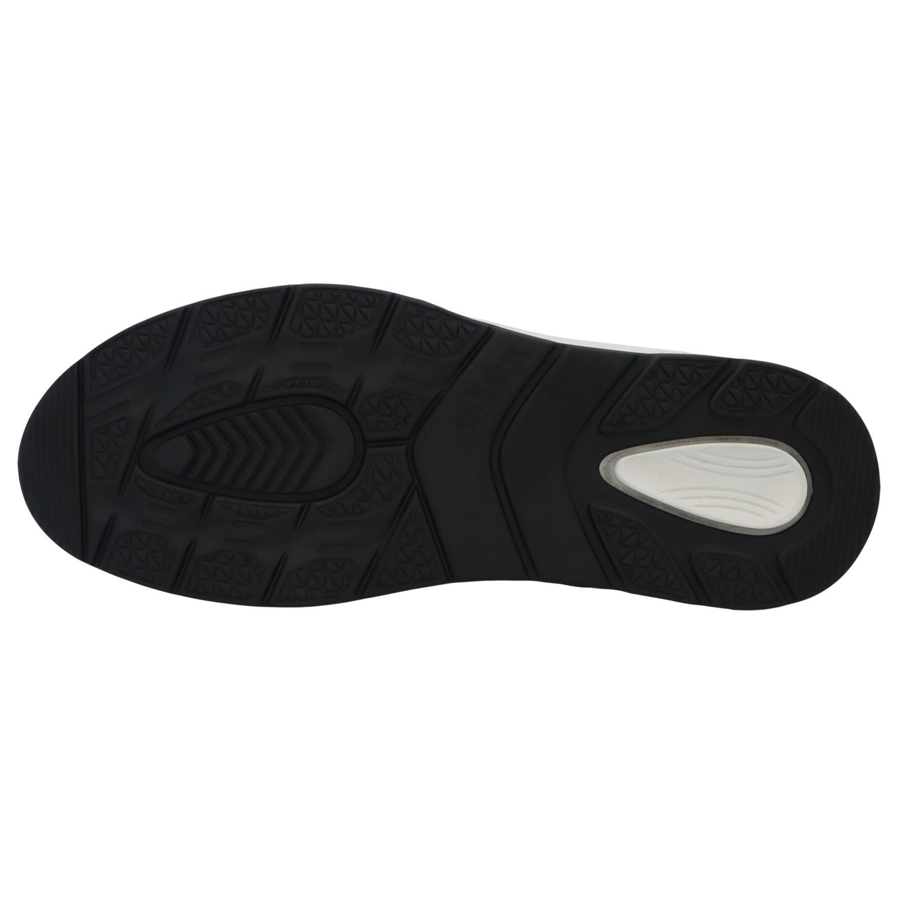 schwarze halbschuh sohlenansicht