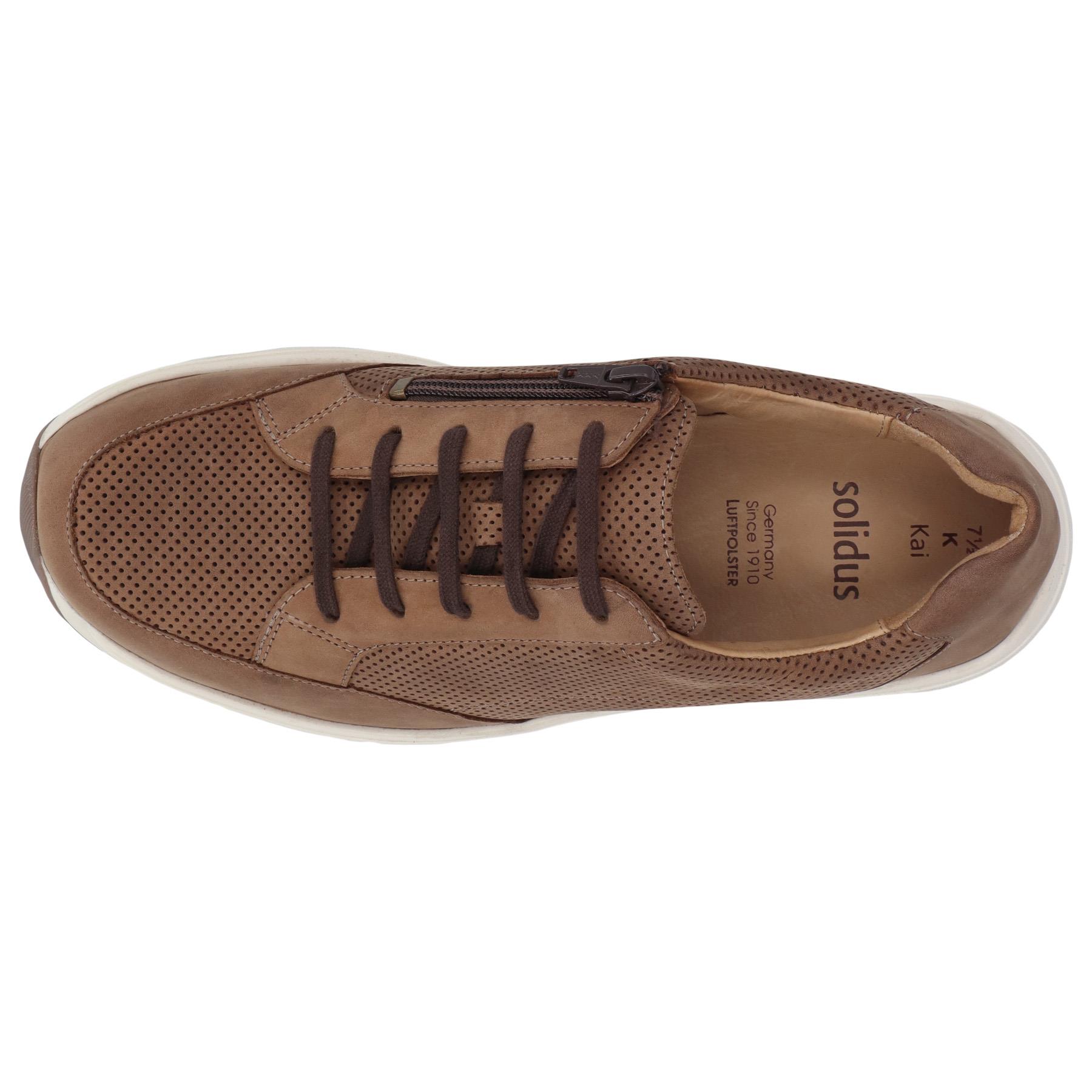 braune halbschuh draufsicht