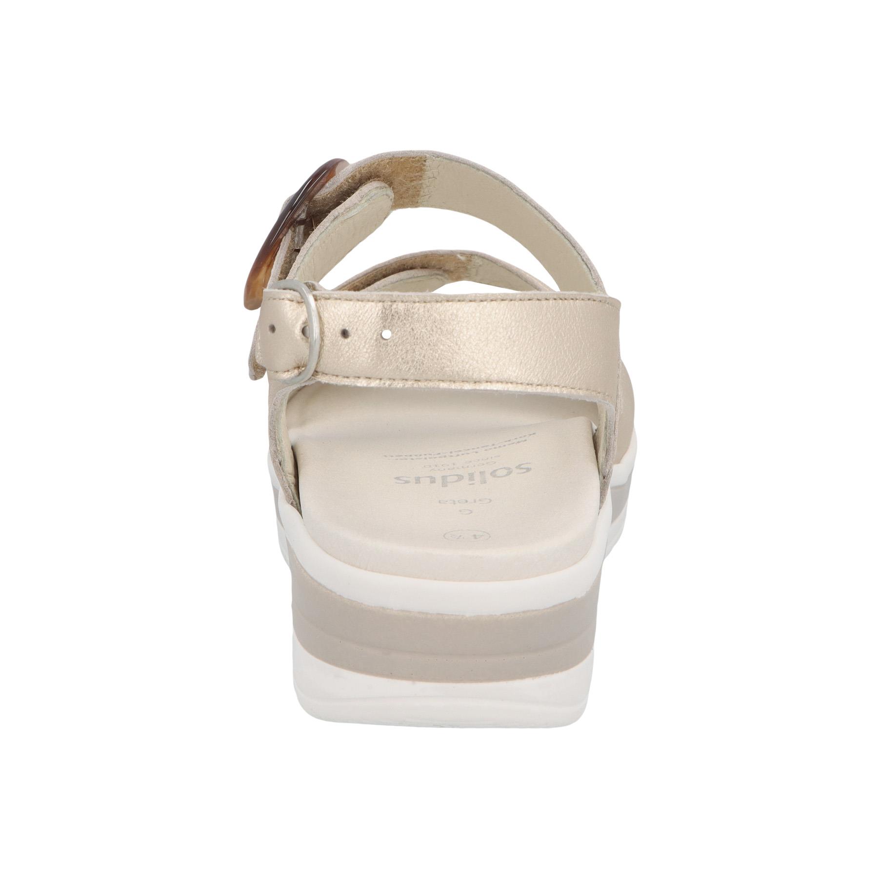 graue sandale hinteransicht