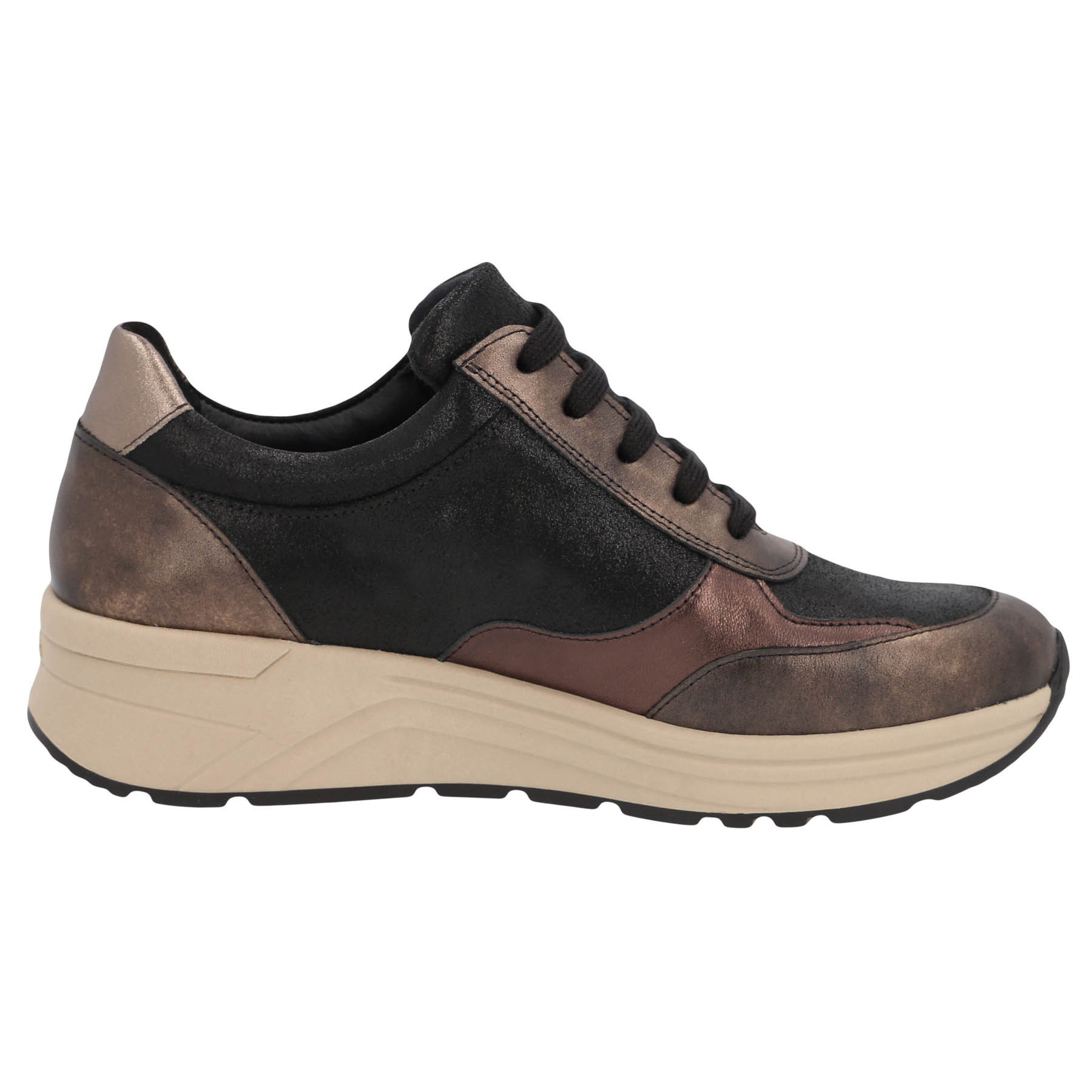 braune halbschuh seitenansicht rechts