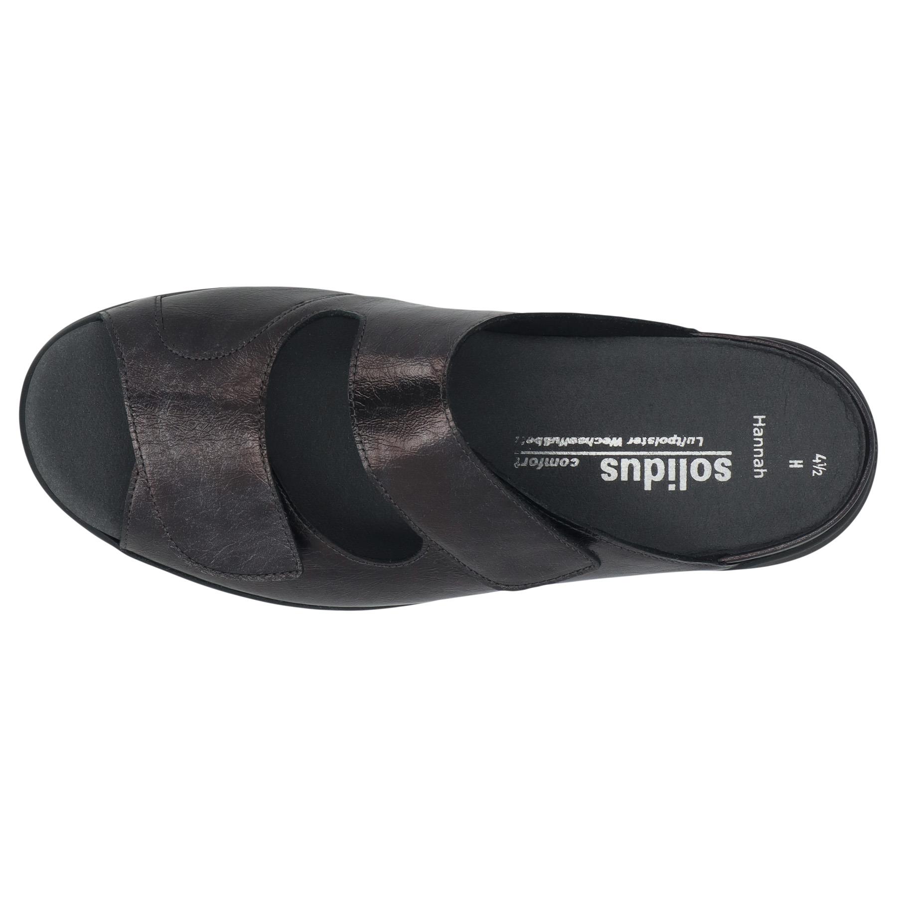 graue pantolette draufsicht