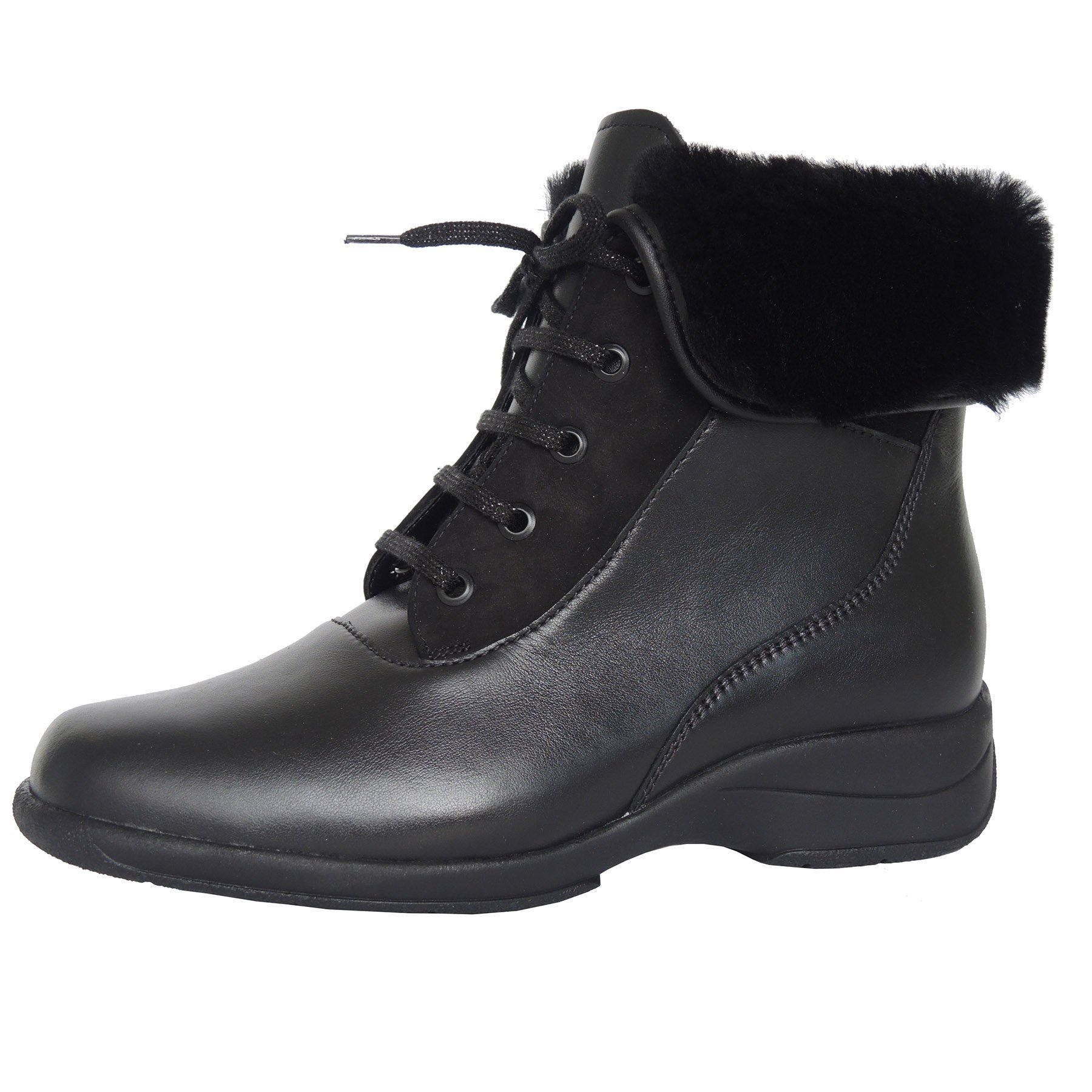 VITELLO/NUBUK/DOUBLEF schwarz