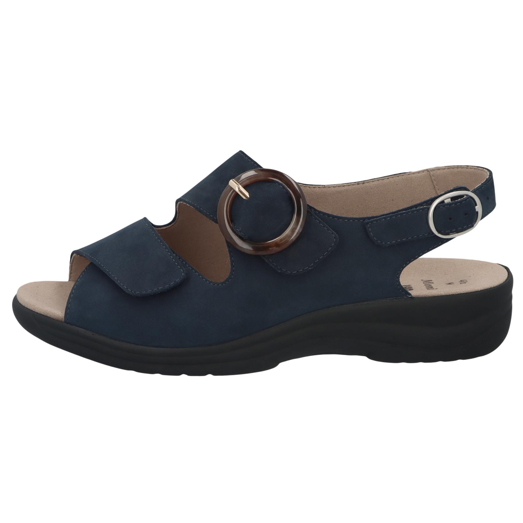 blaue sandale seitenansicht links