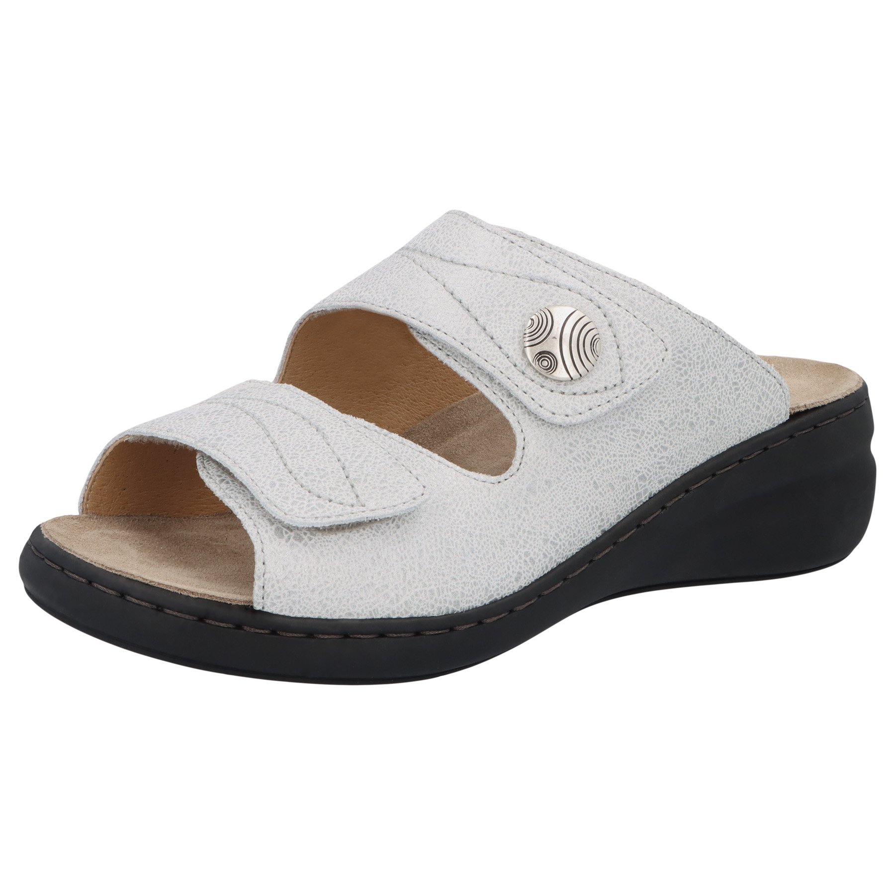 weiße pantolette 3-4 ansicht