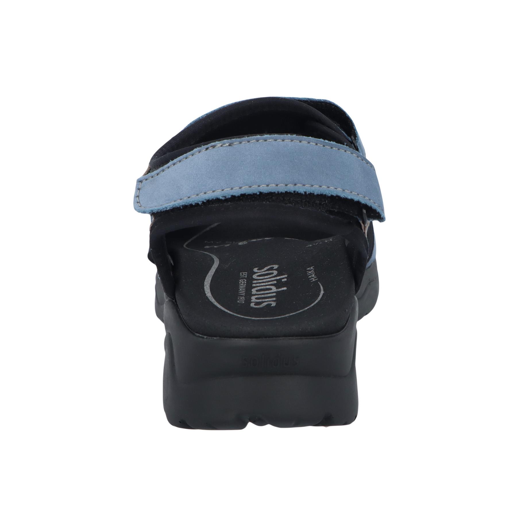 mehrfarbige sandale hinteransicht