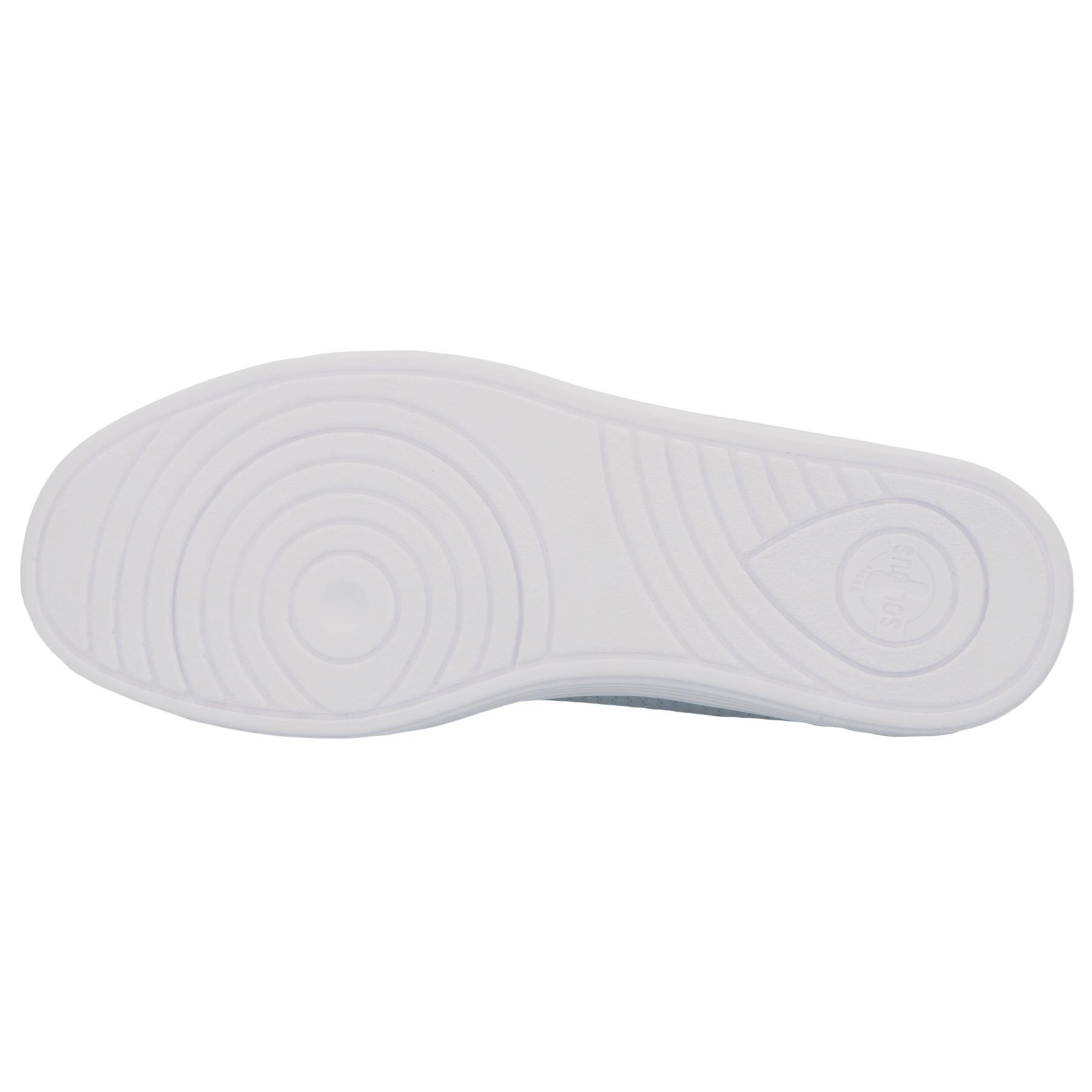 blaue halbschuh sohlenansicht