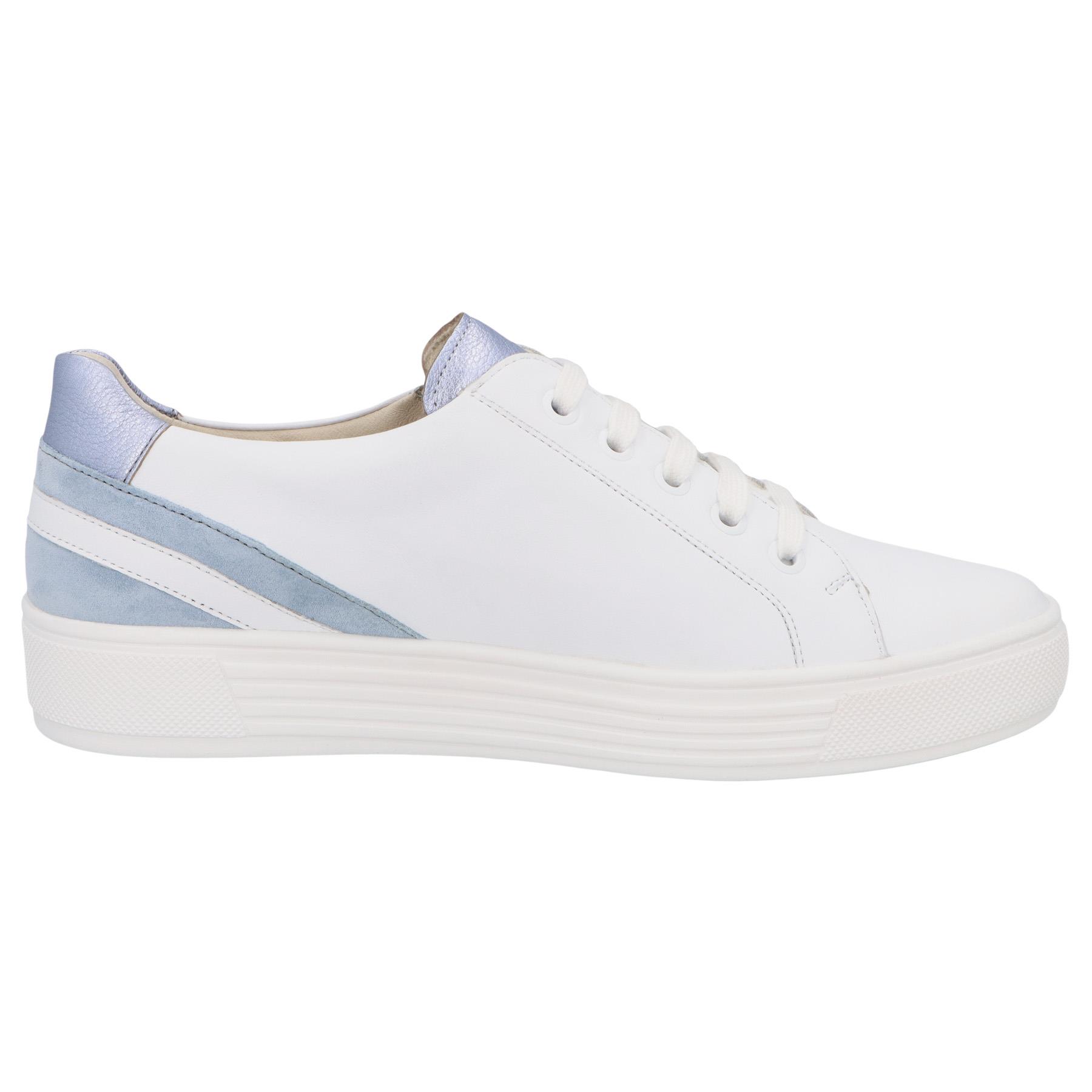 weiße halbschuh seitenansicht rechts