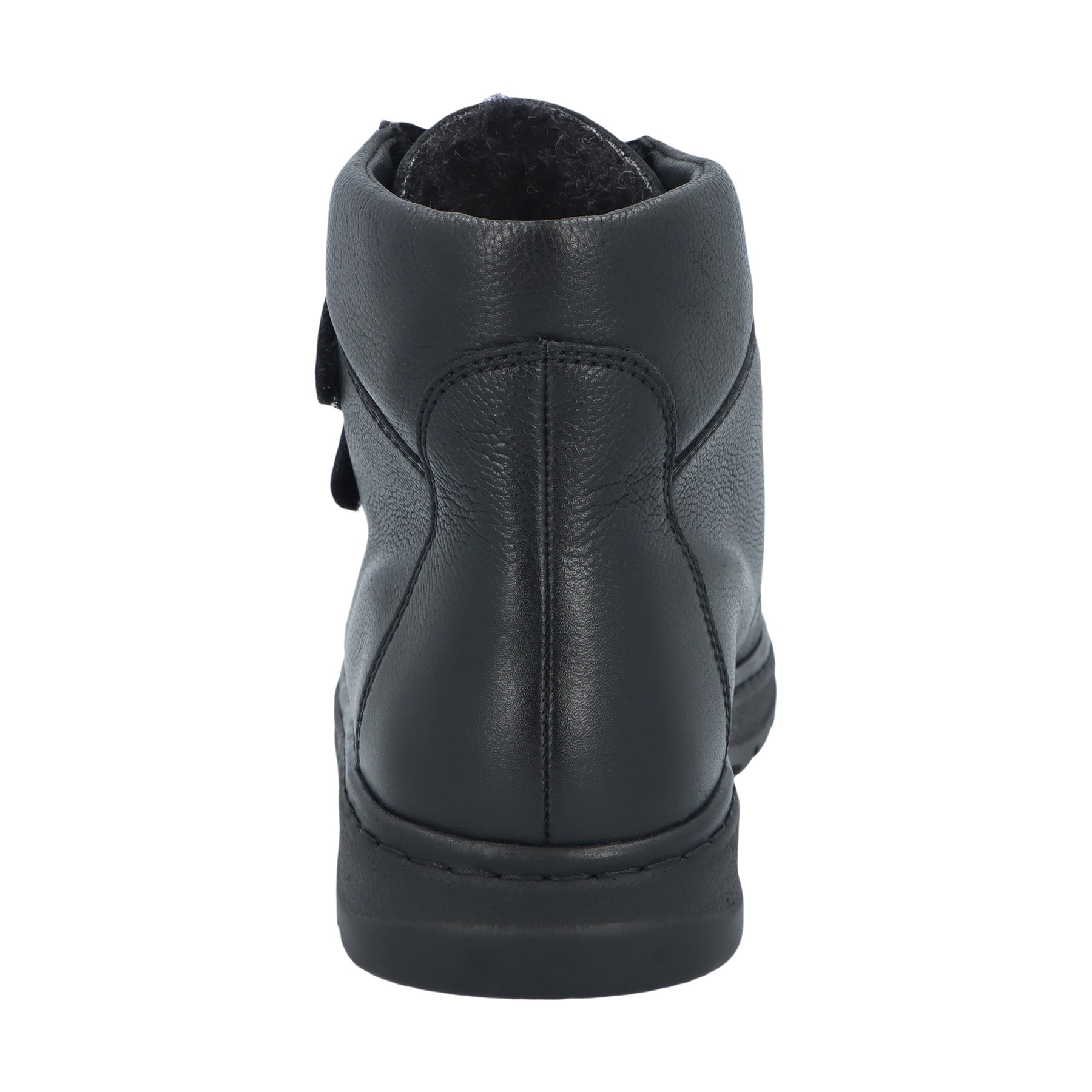 schwarze stiefel hinteransicht