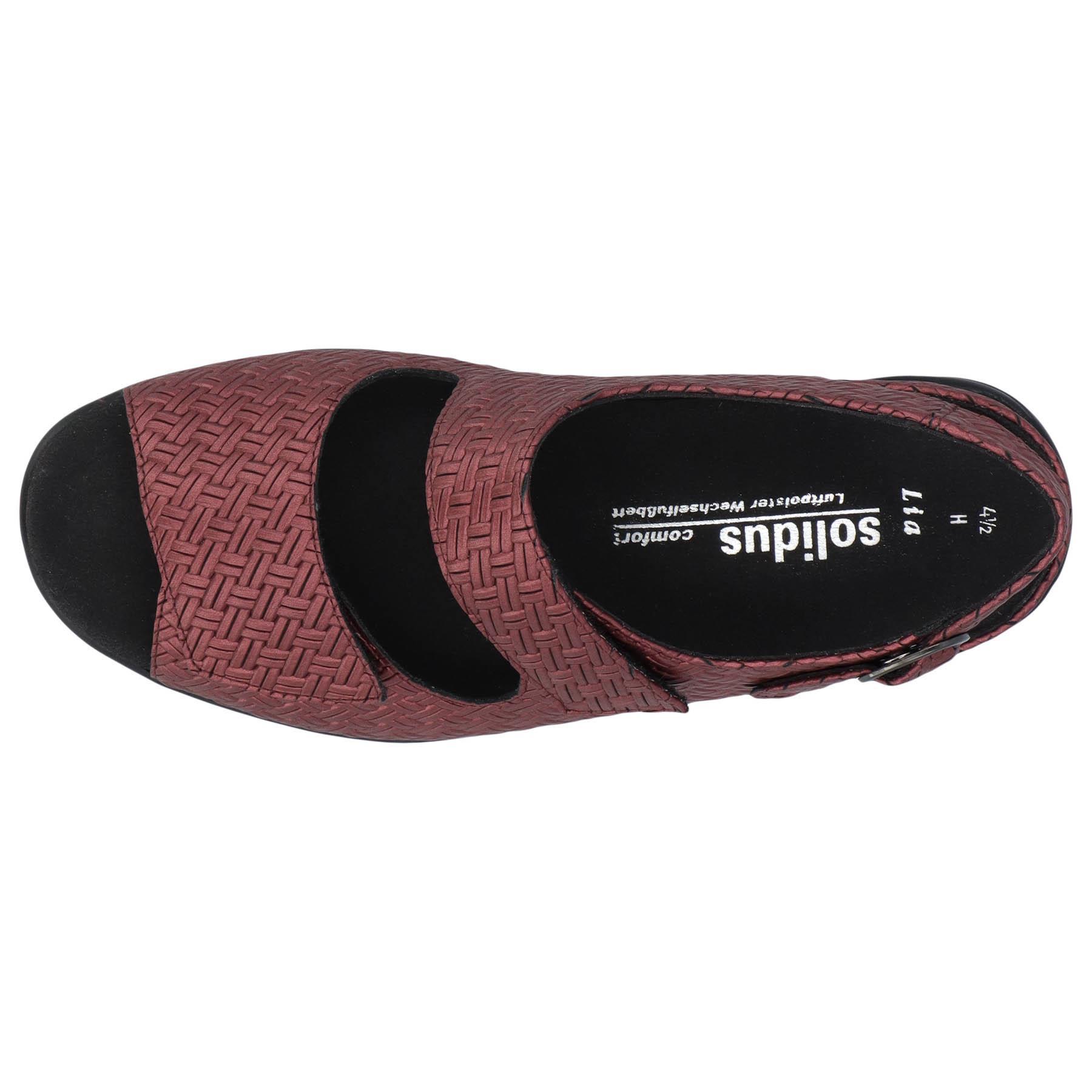 rote sandale seitenansicht rechts