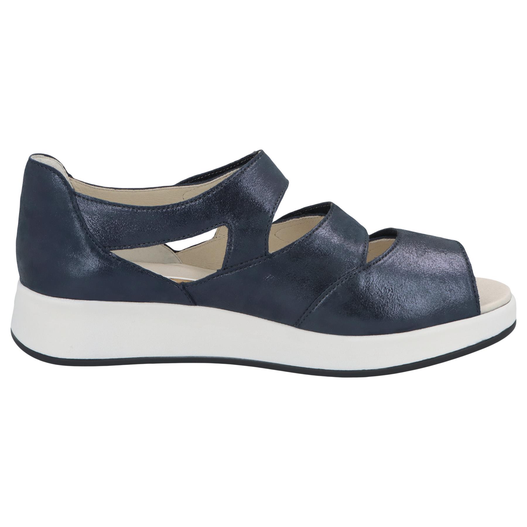 blaue sandale seitenansicht rechts