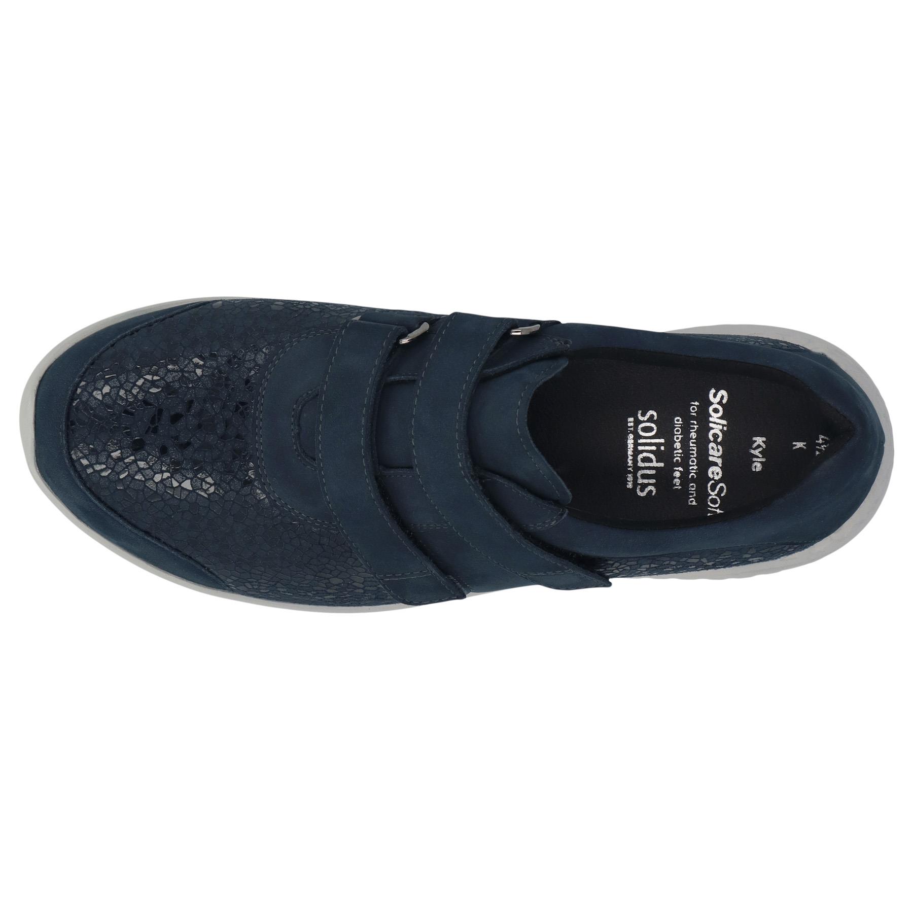 blaue slipper draufsicht