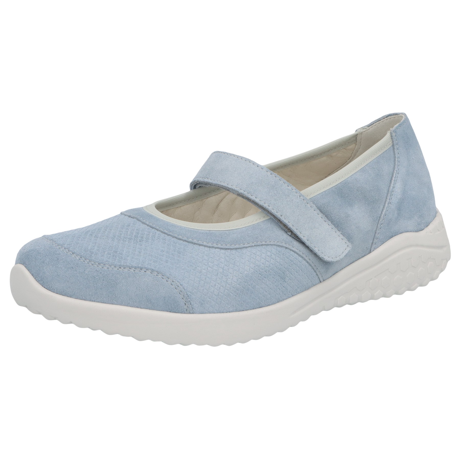 blaue slipper 3-4 ansicht
