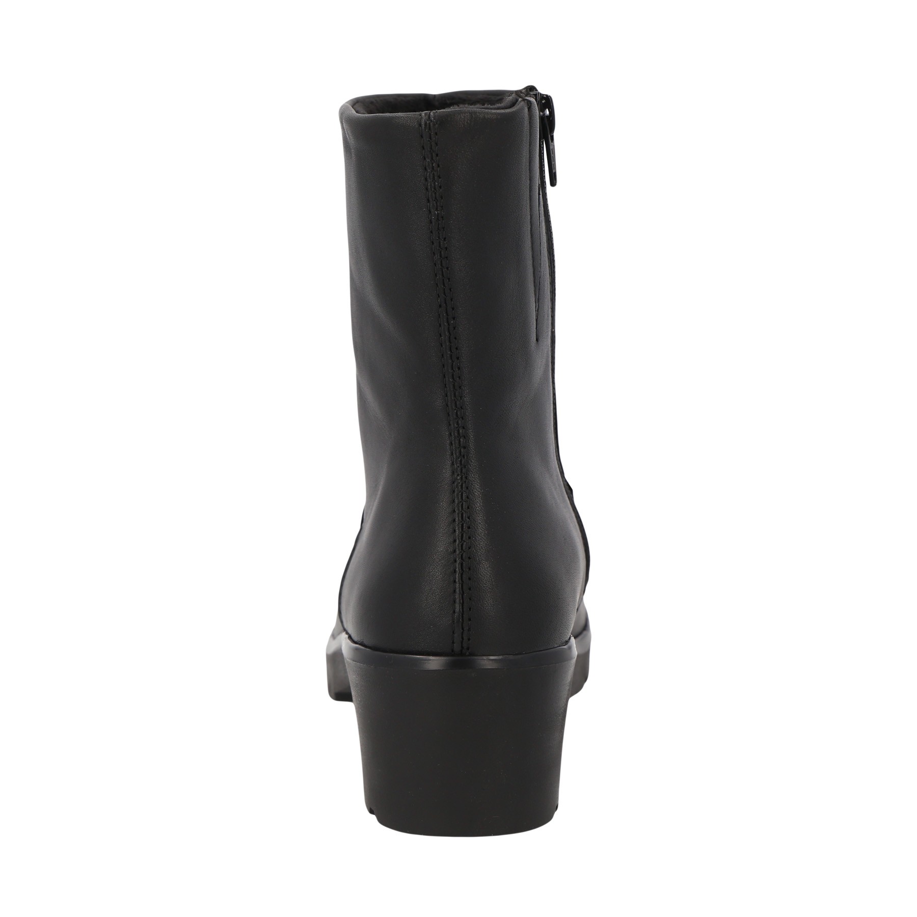 schwarze stiefel hinteransicht