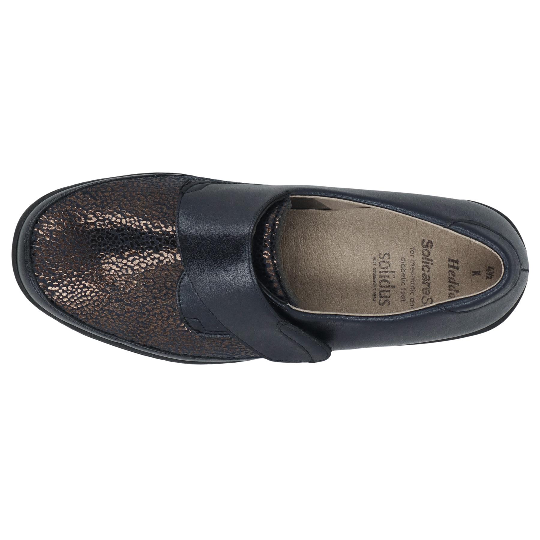 blaue slipper draufsicht