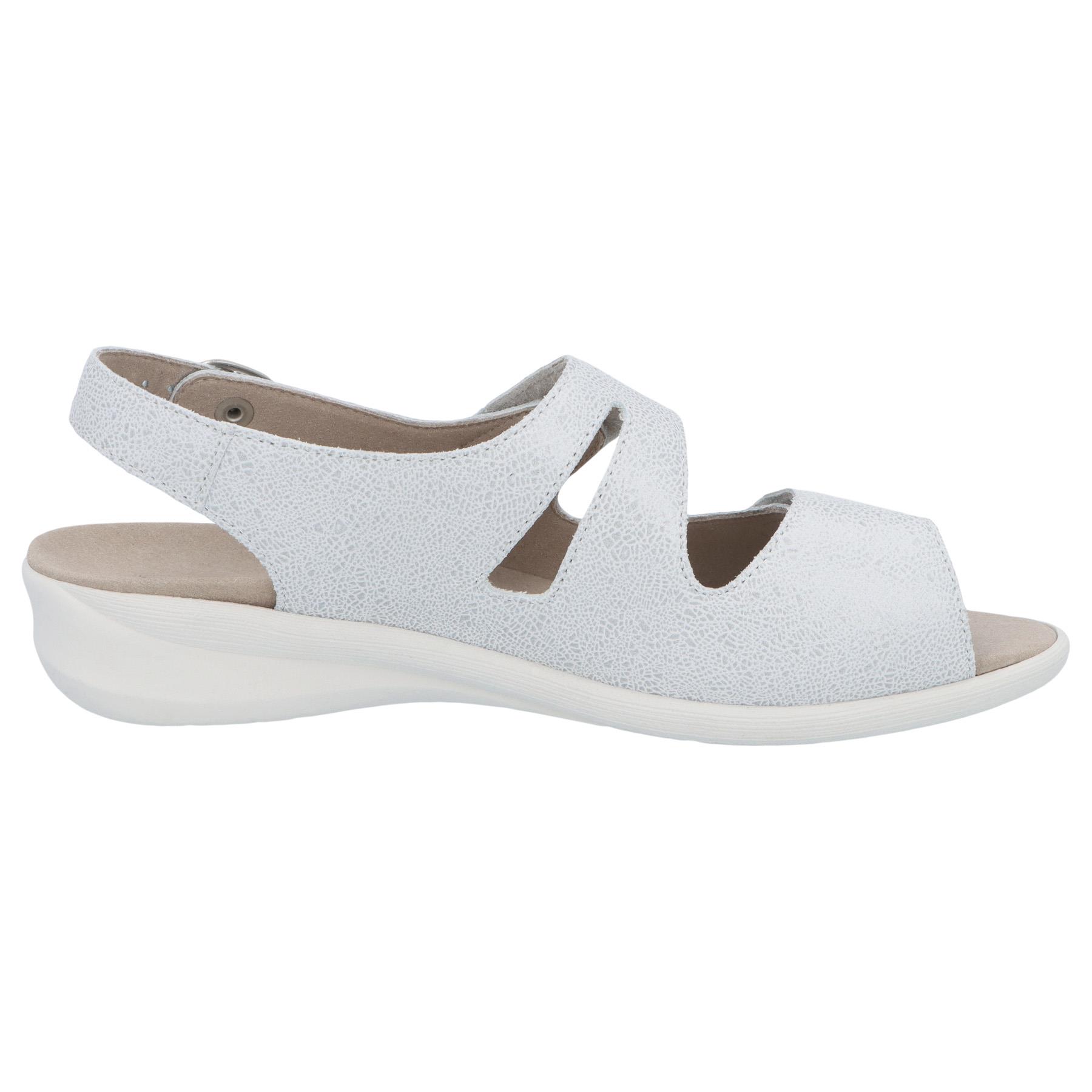 weiße sandale seitenansicht rechts