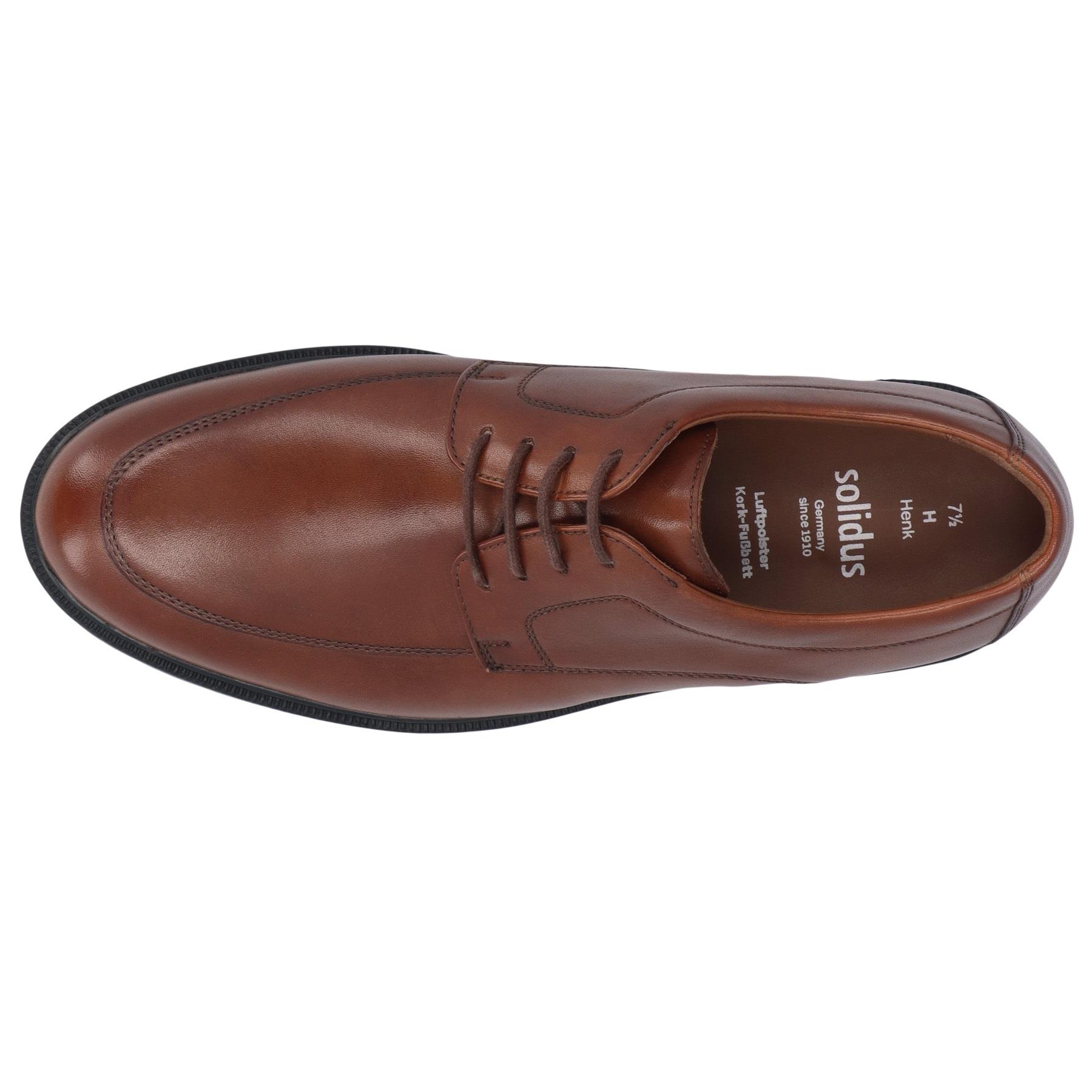 braune halbschuh draufsicht