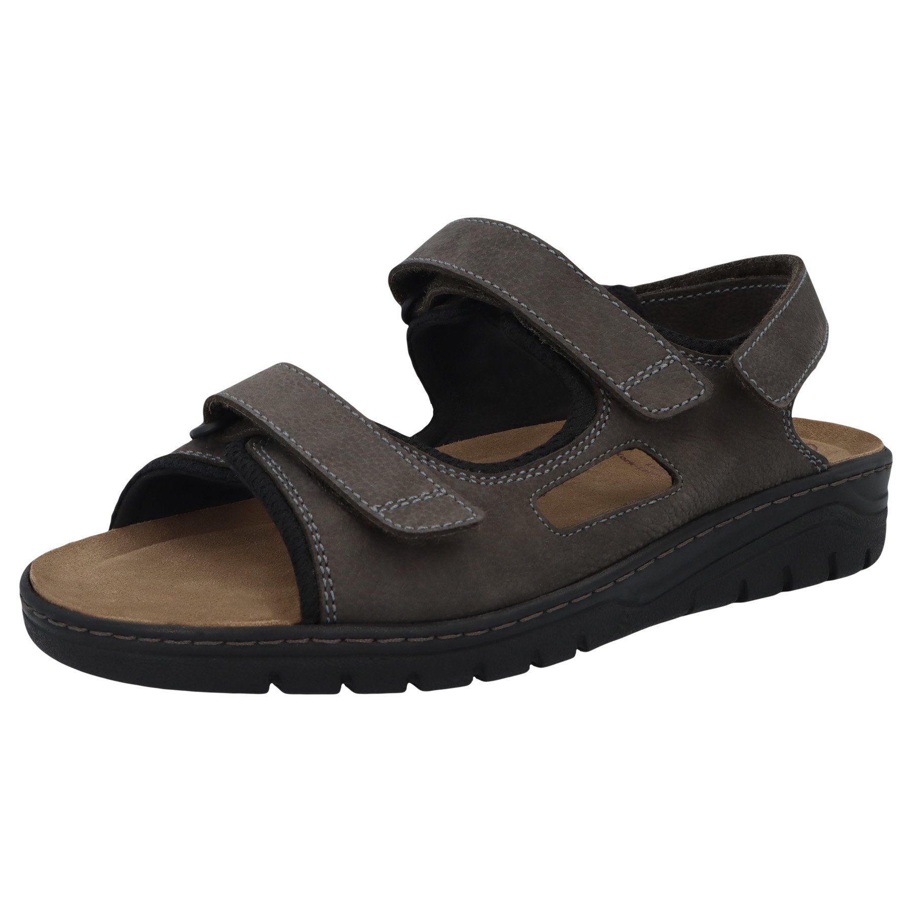 schwarze sandale 3-4 ansicht