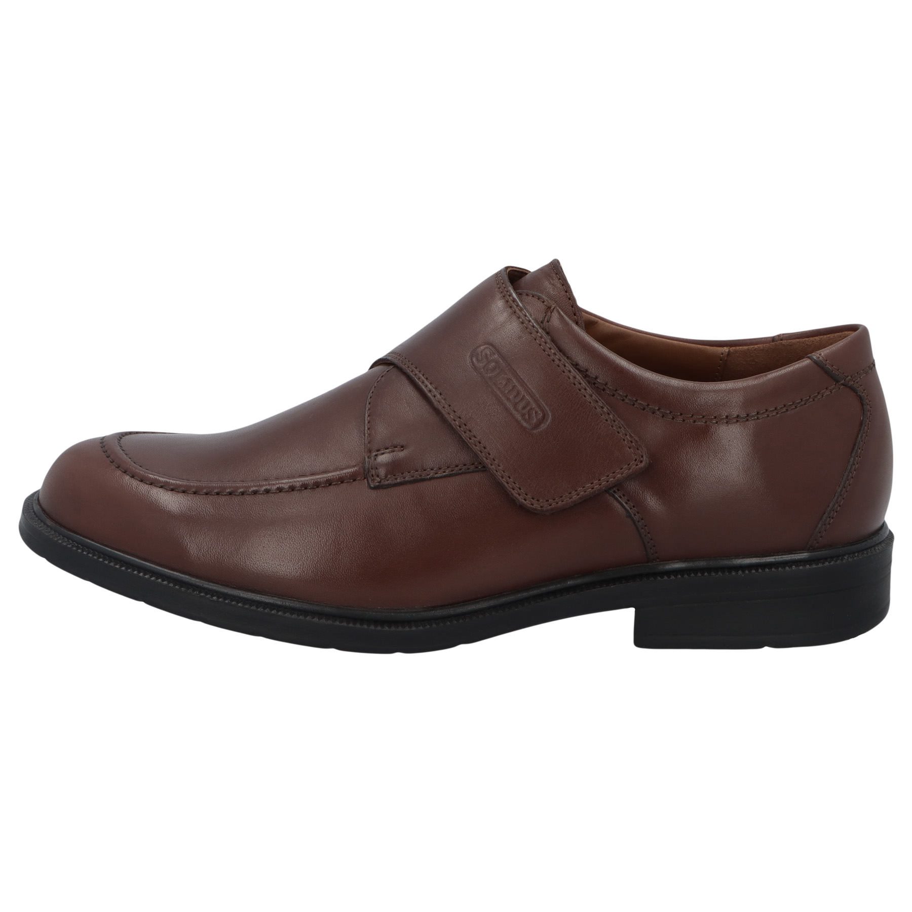 braune halbschuh seitenansicht links