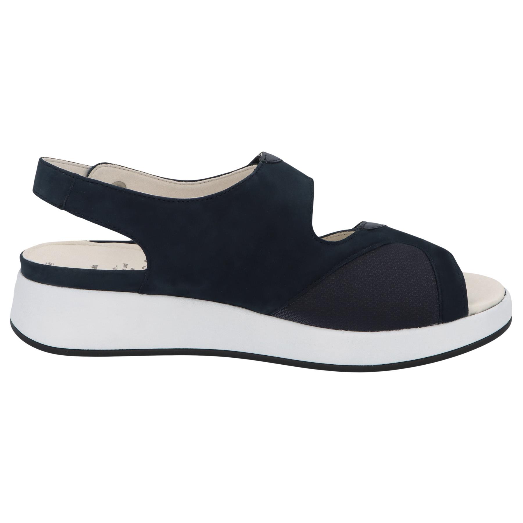 blaue sandale seitenansicht rechts