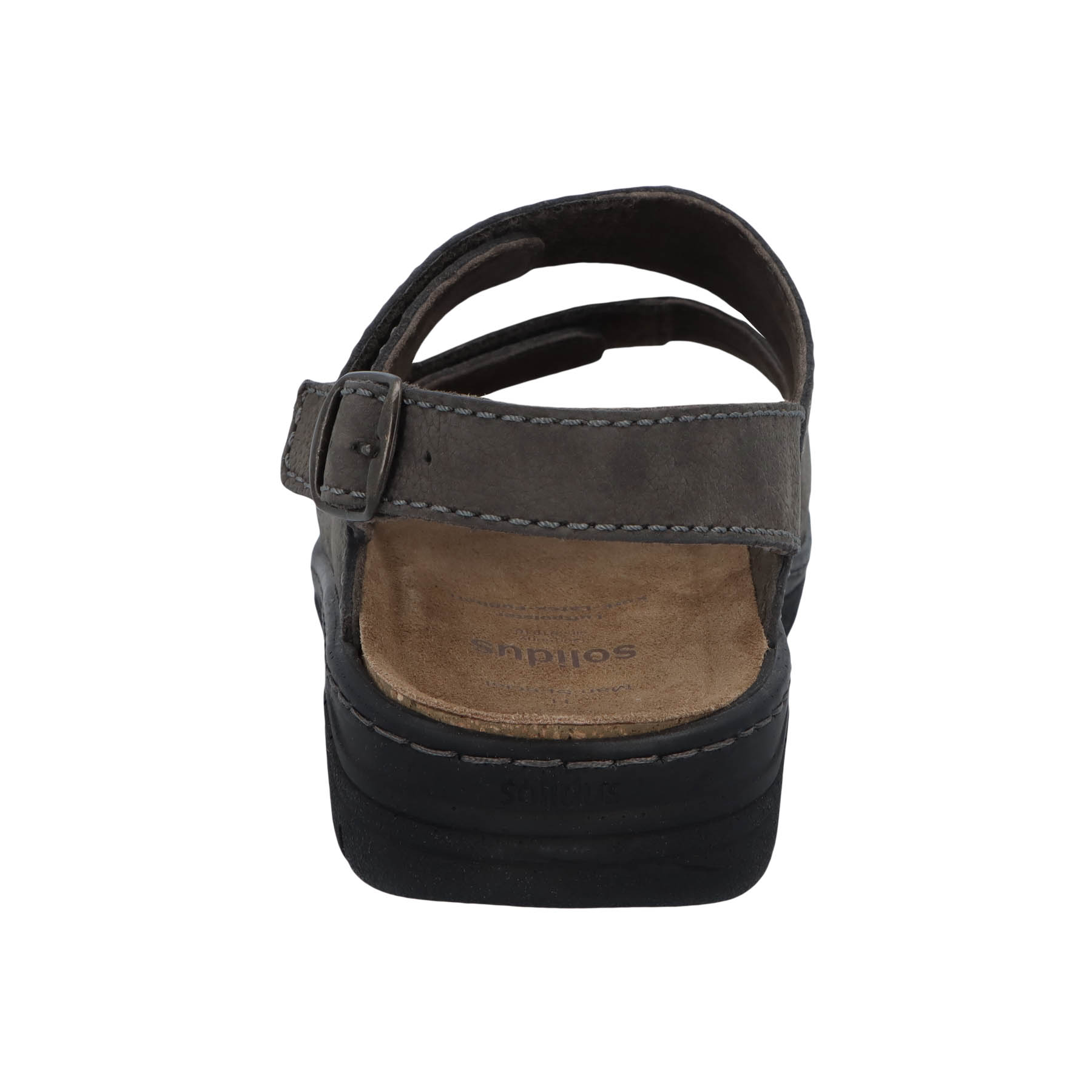 graue sandale hinteransicht