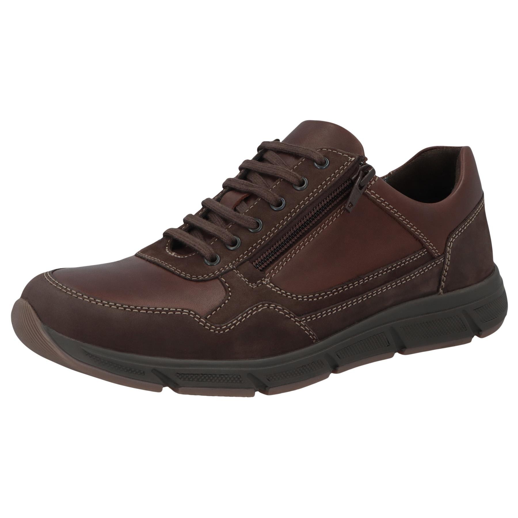 braune halbschuh 3-4 ansicht