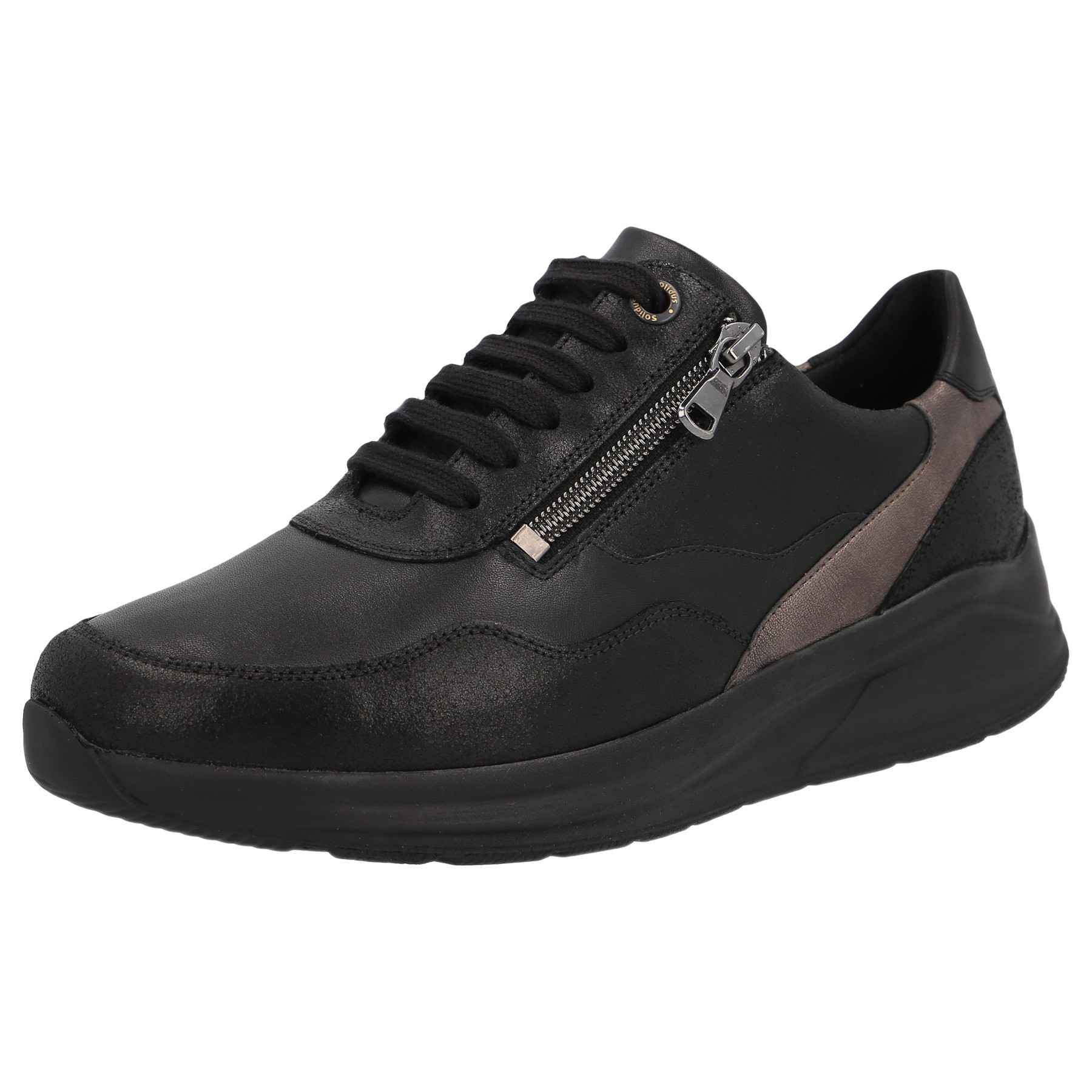 schwarze halbschuh 3-4 ansicht