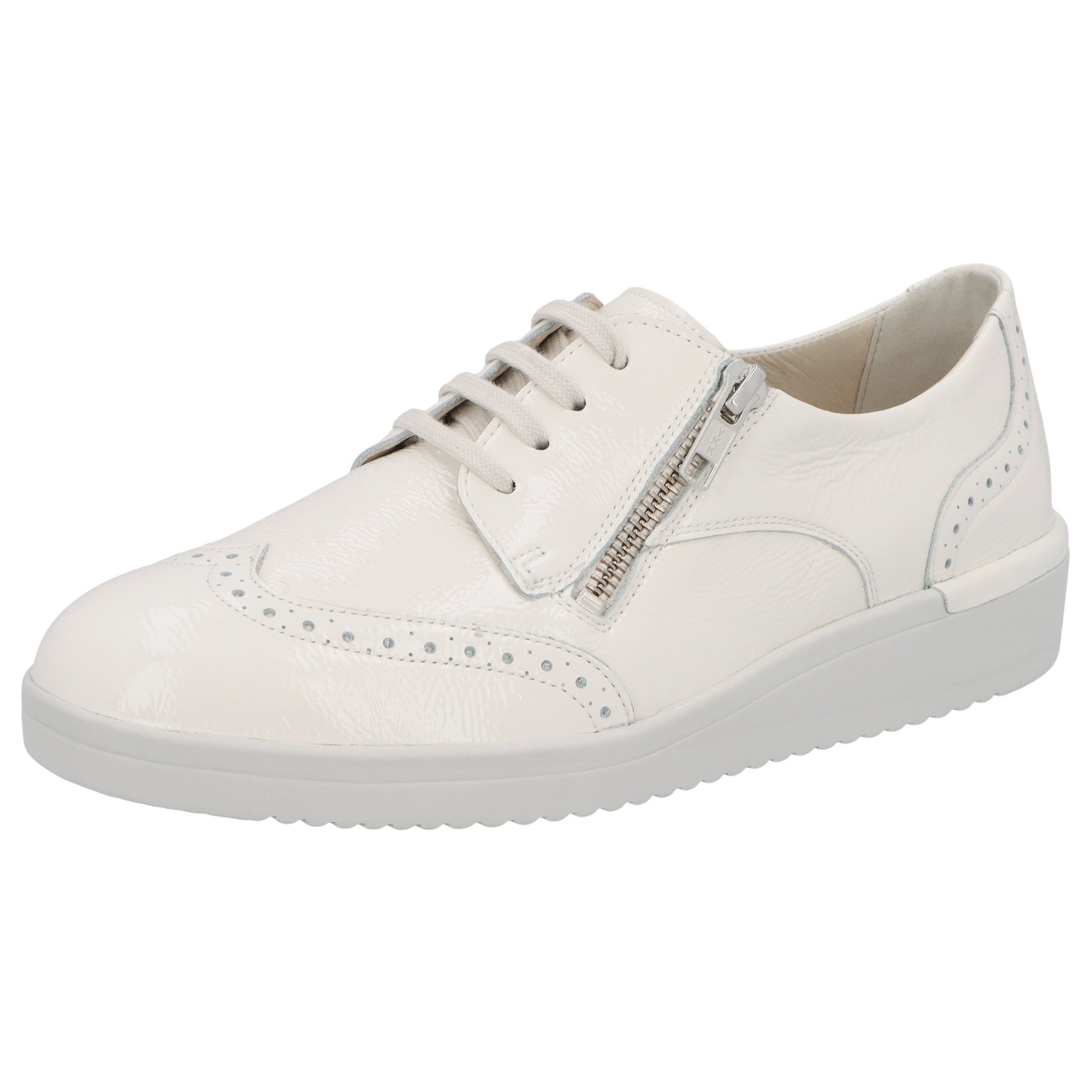 weiße halbschuh 3-4 ansicht