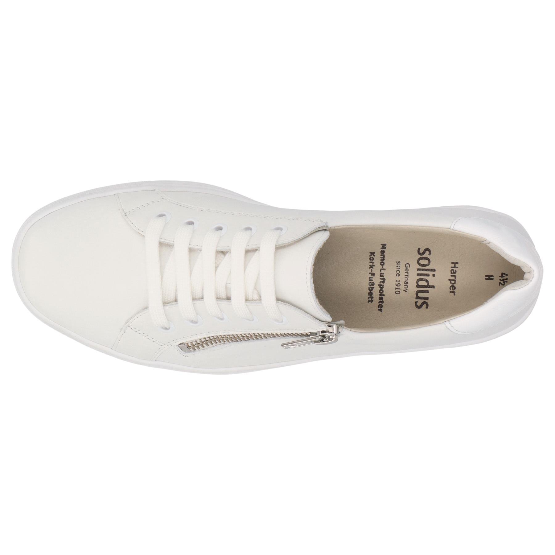 weiße halbschuh draufsicht