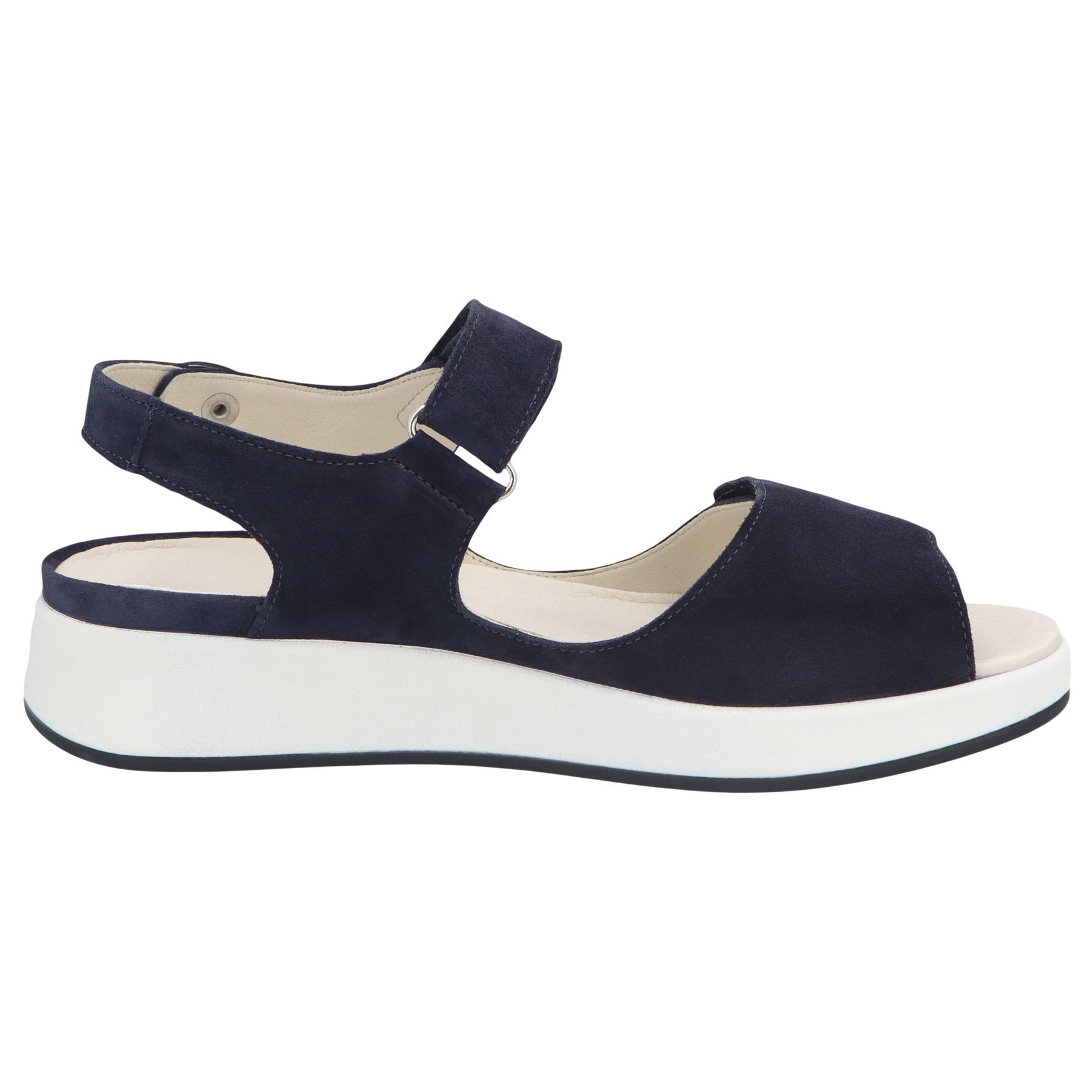 blaue sandale seitenansicht rechts