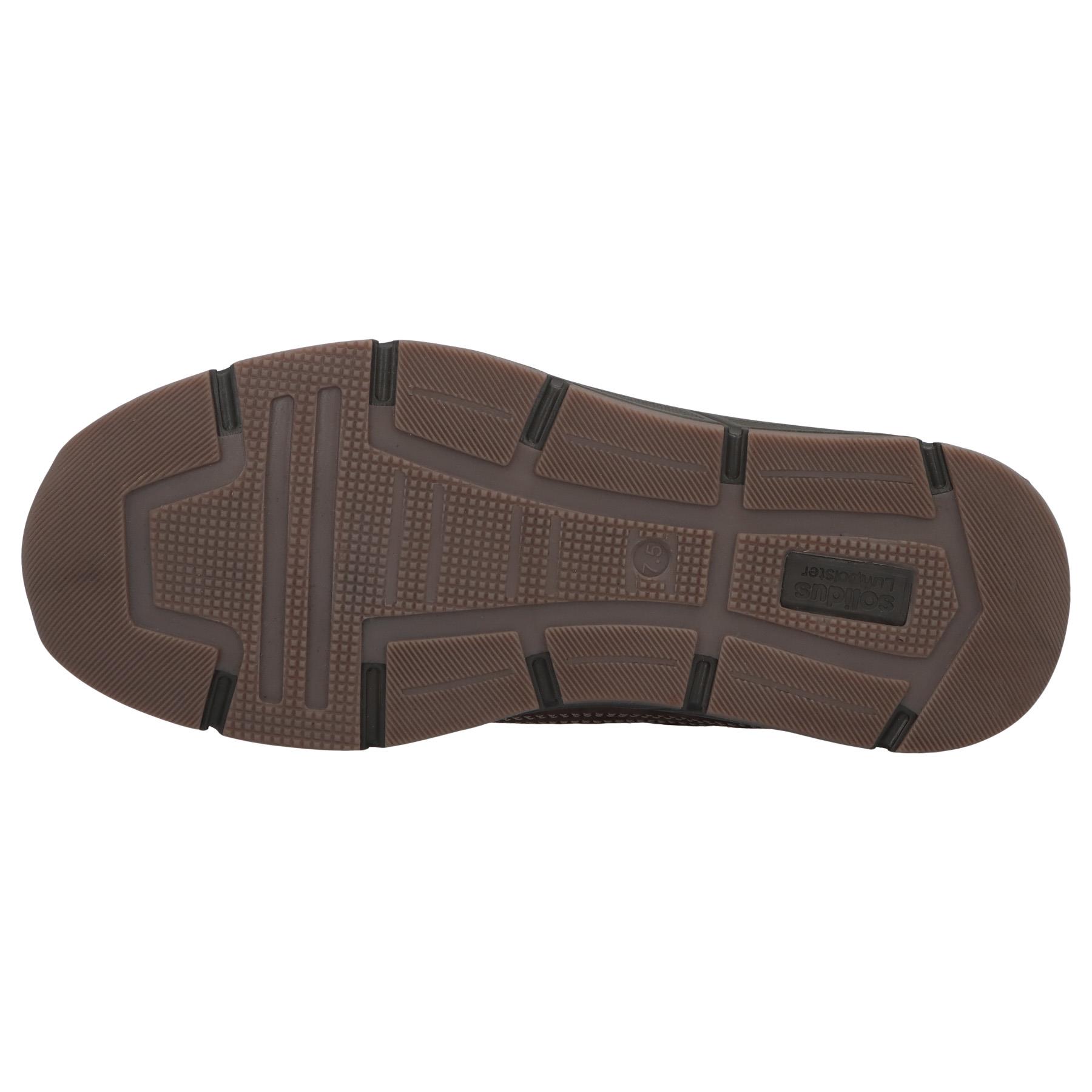 schwarze halbschuh sohlenansicht