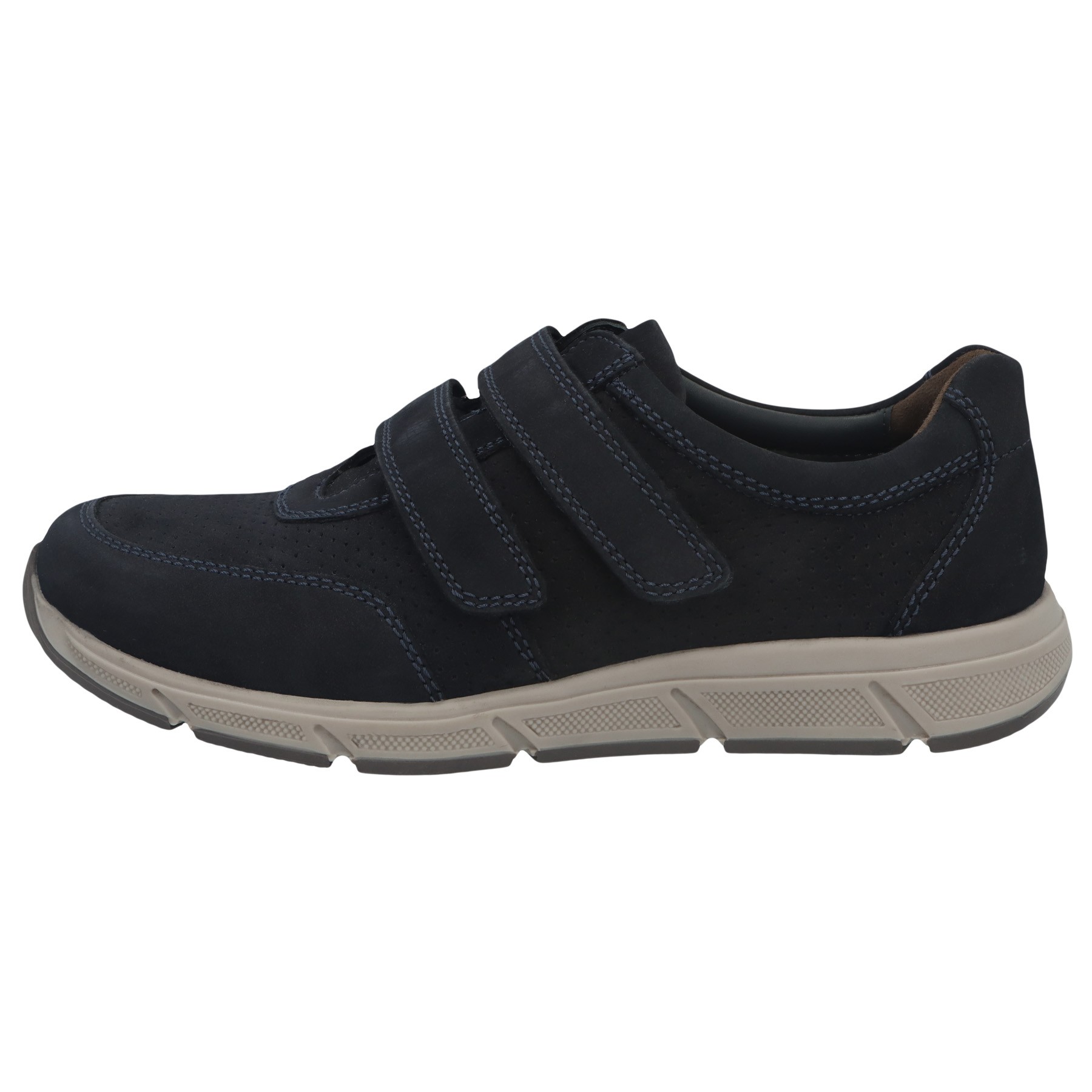 blaue slipper seitenansicht links