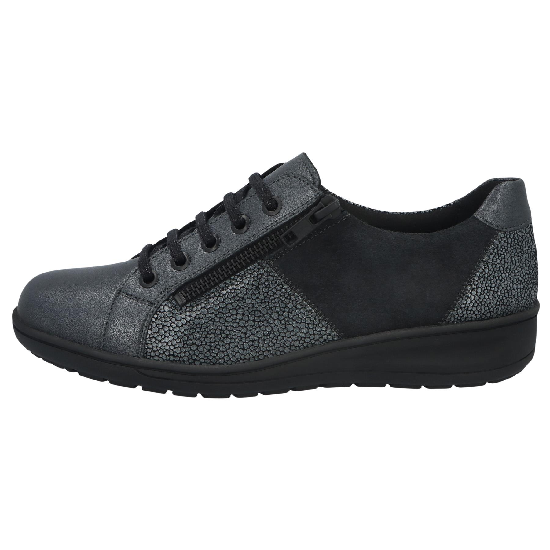 graue halbschuh seitenansicht links