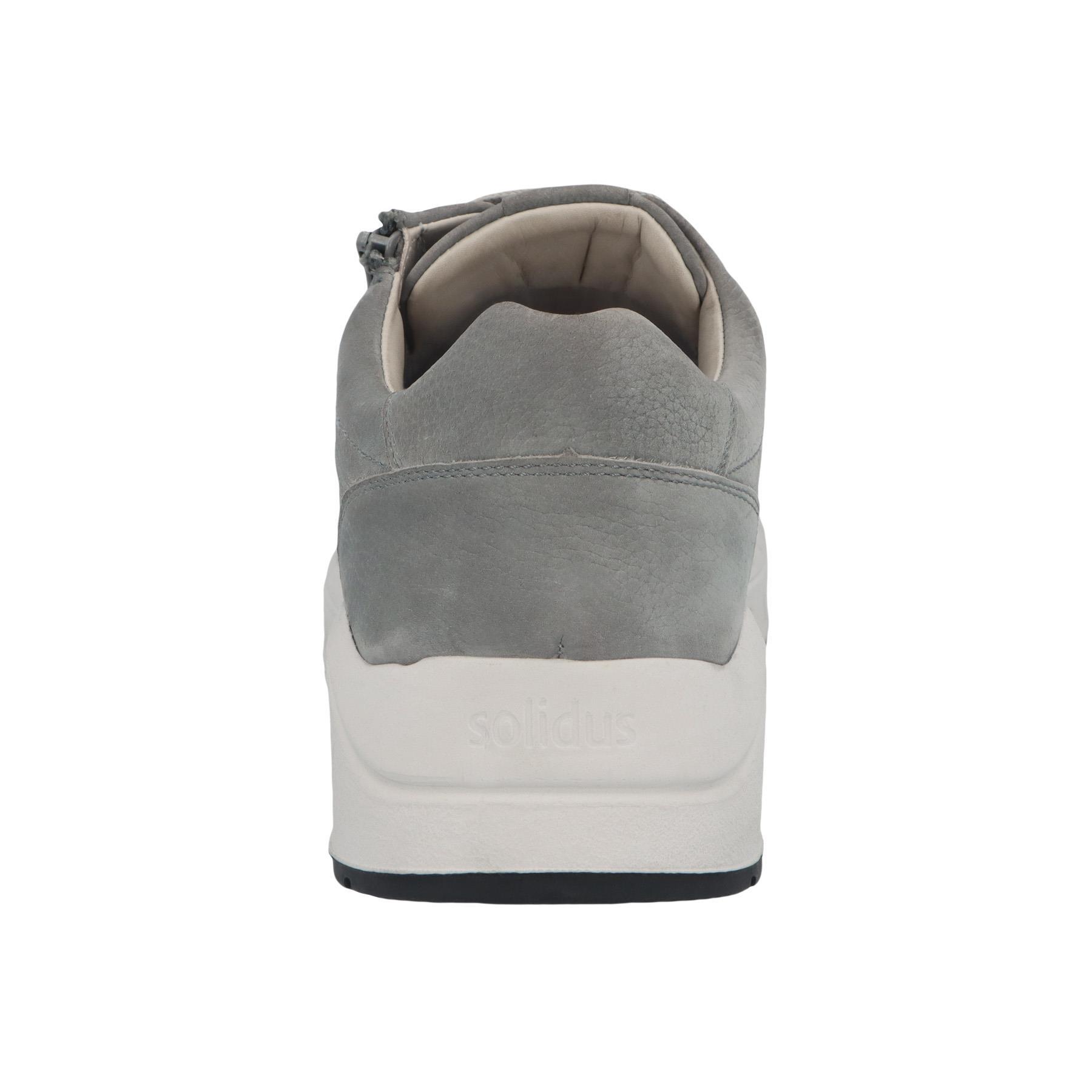 blaue halbschuh hinteransicht