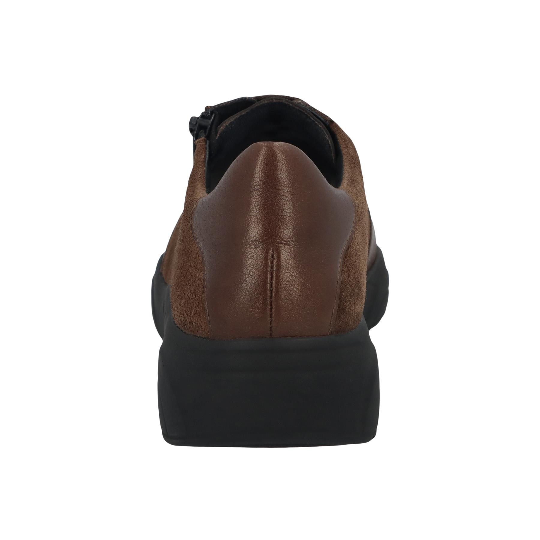 braune halbschuh hinteransicht