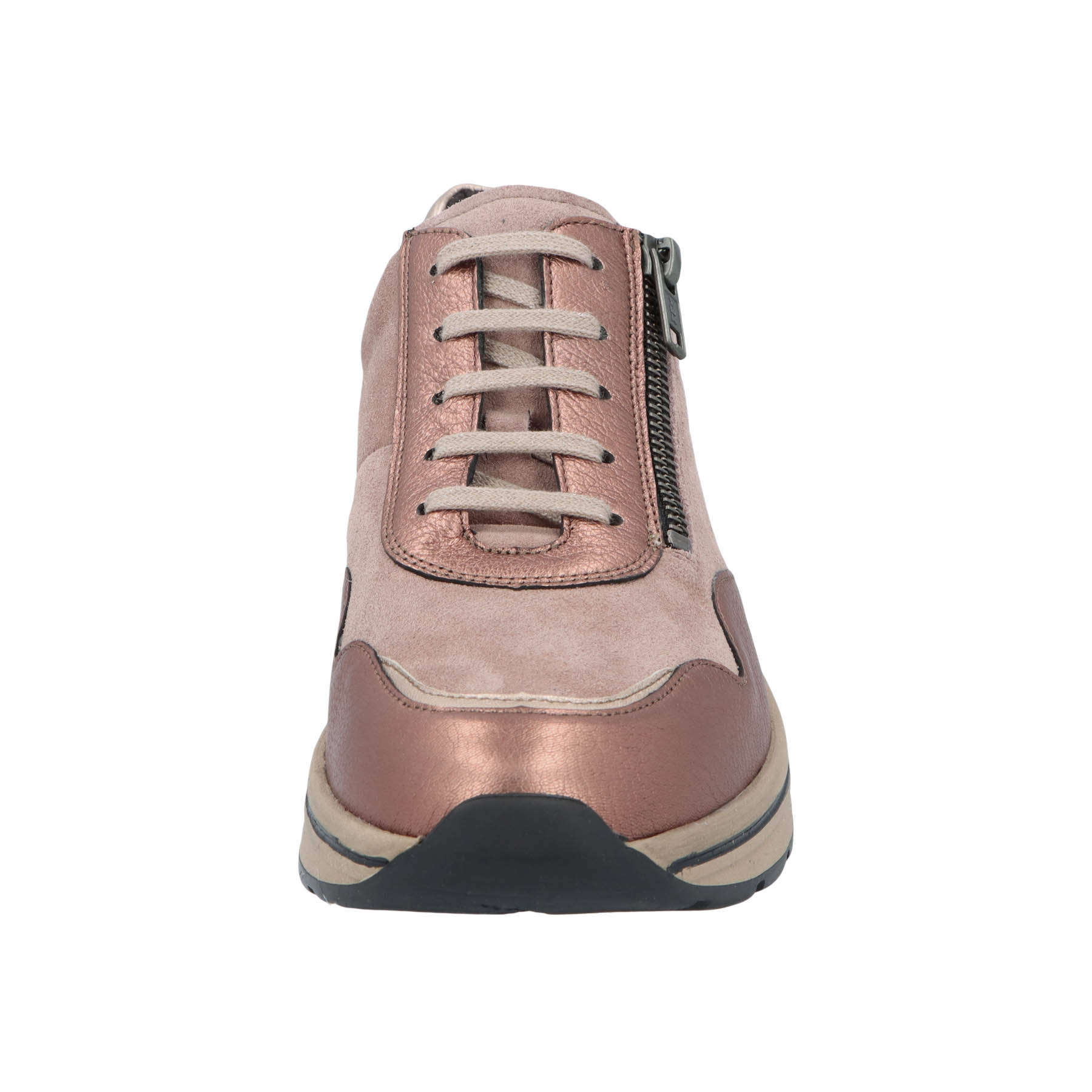 solidus-karma-mokesmetal/botta-velour-kupfer/champange/oldpink-vorderansicht