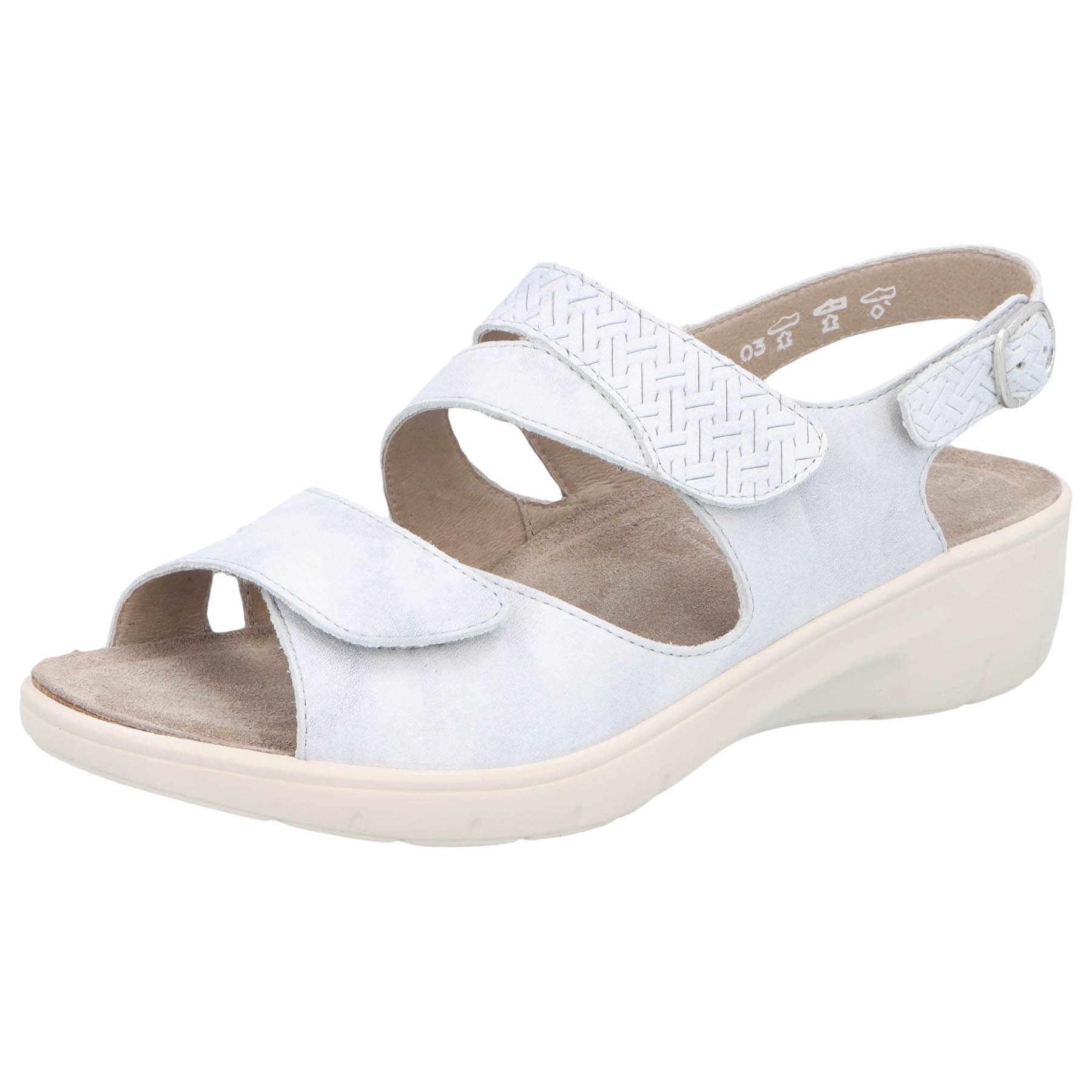 graue sandale 3-4 ansicht