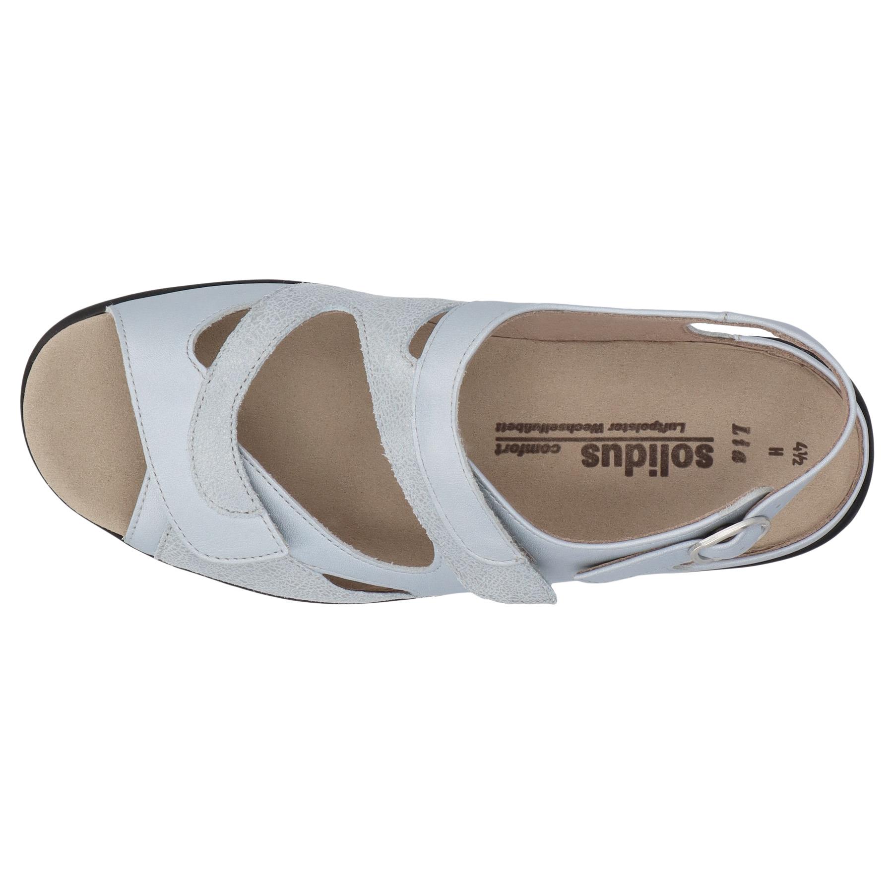 blaue sandale draufsicht