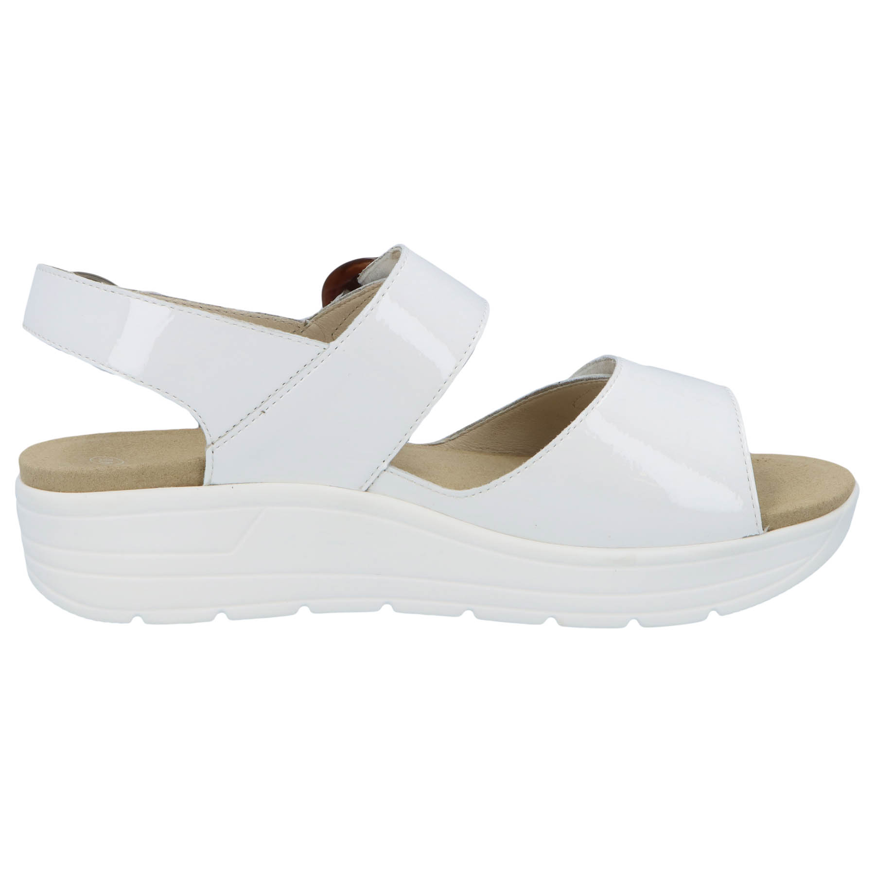 weiße sandale seitenansicht rechts