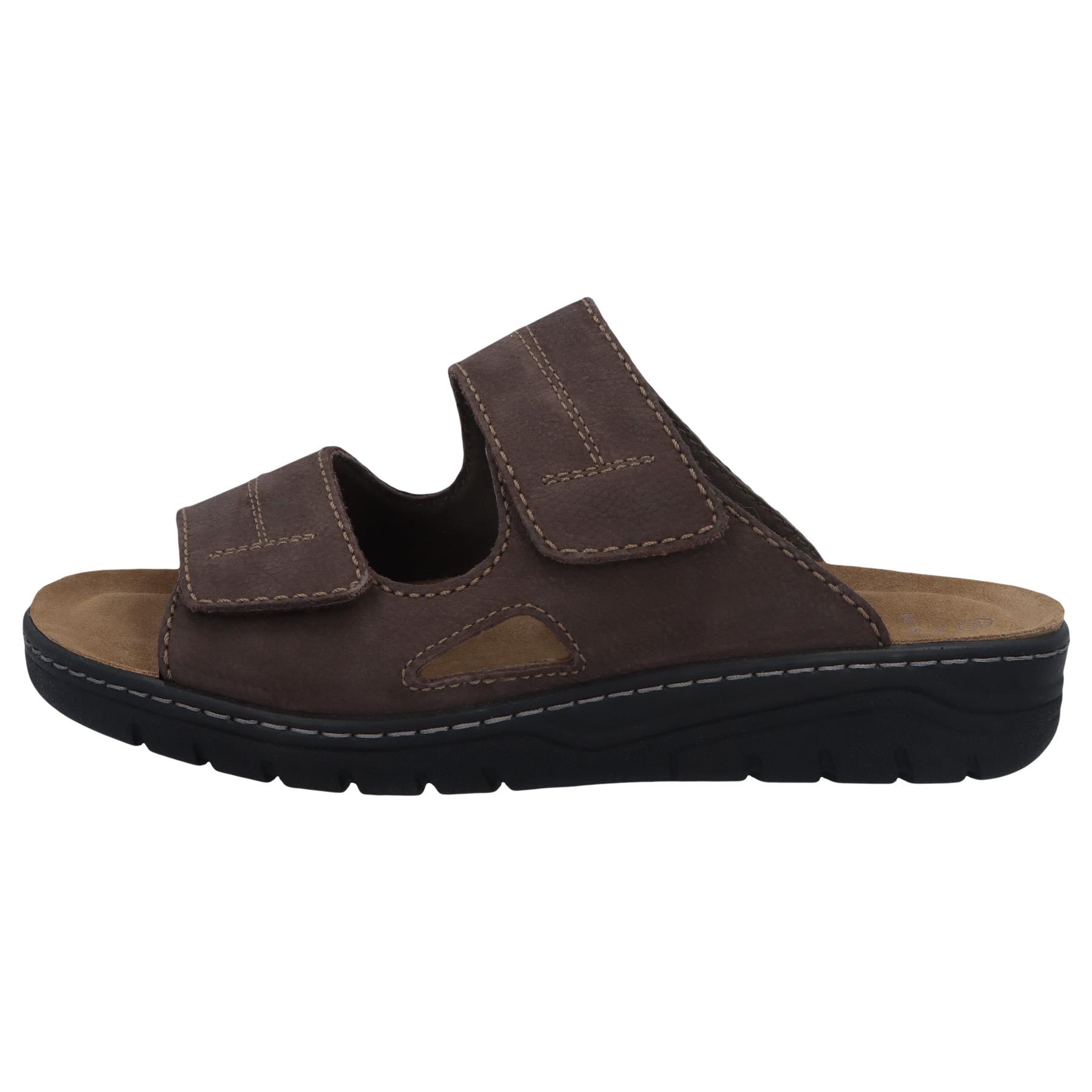 braune pantolette seitenansicht links