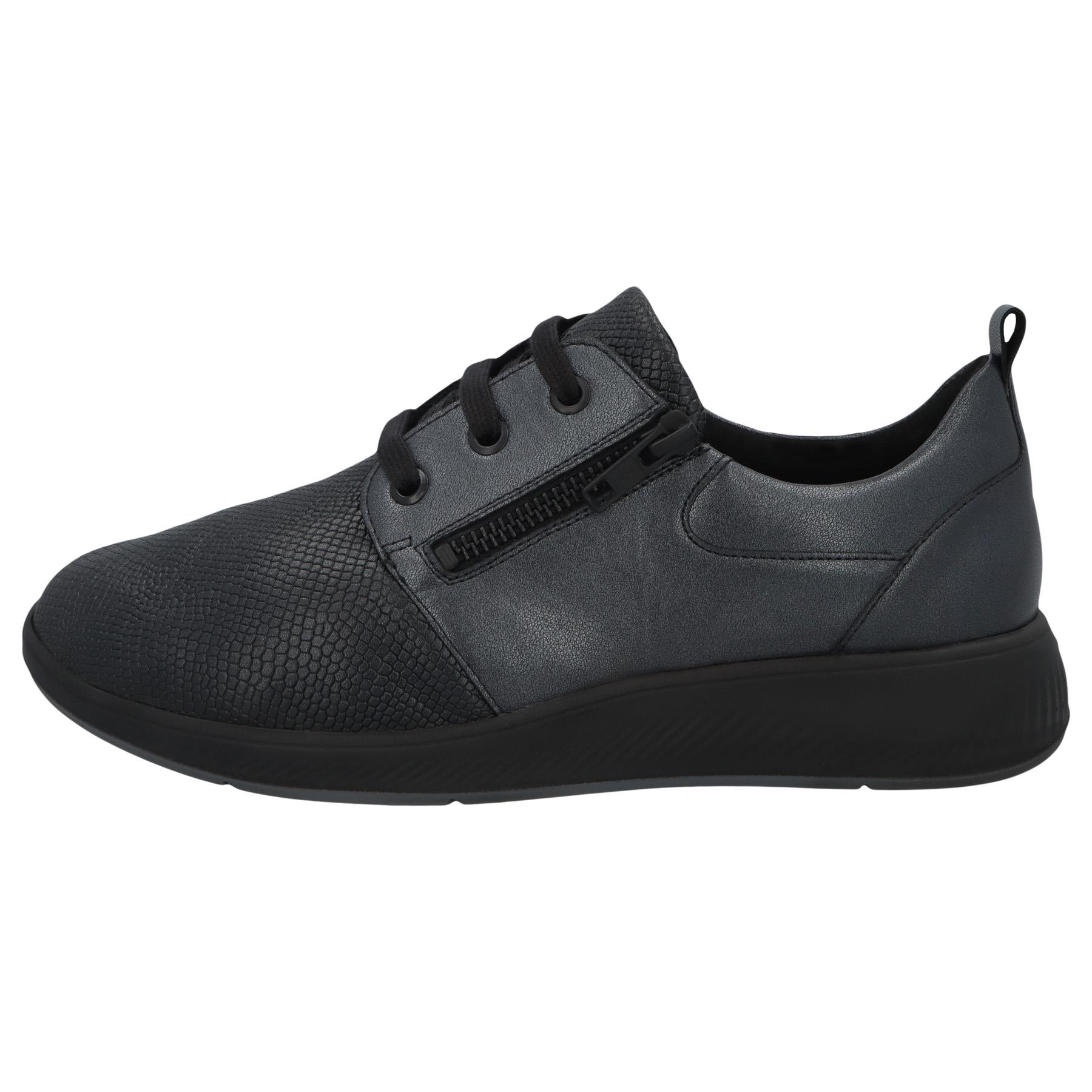 graue halbschuh seitenansicht links