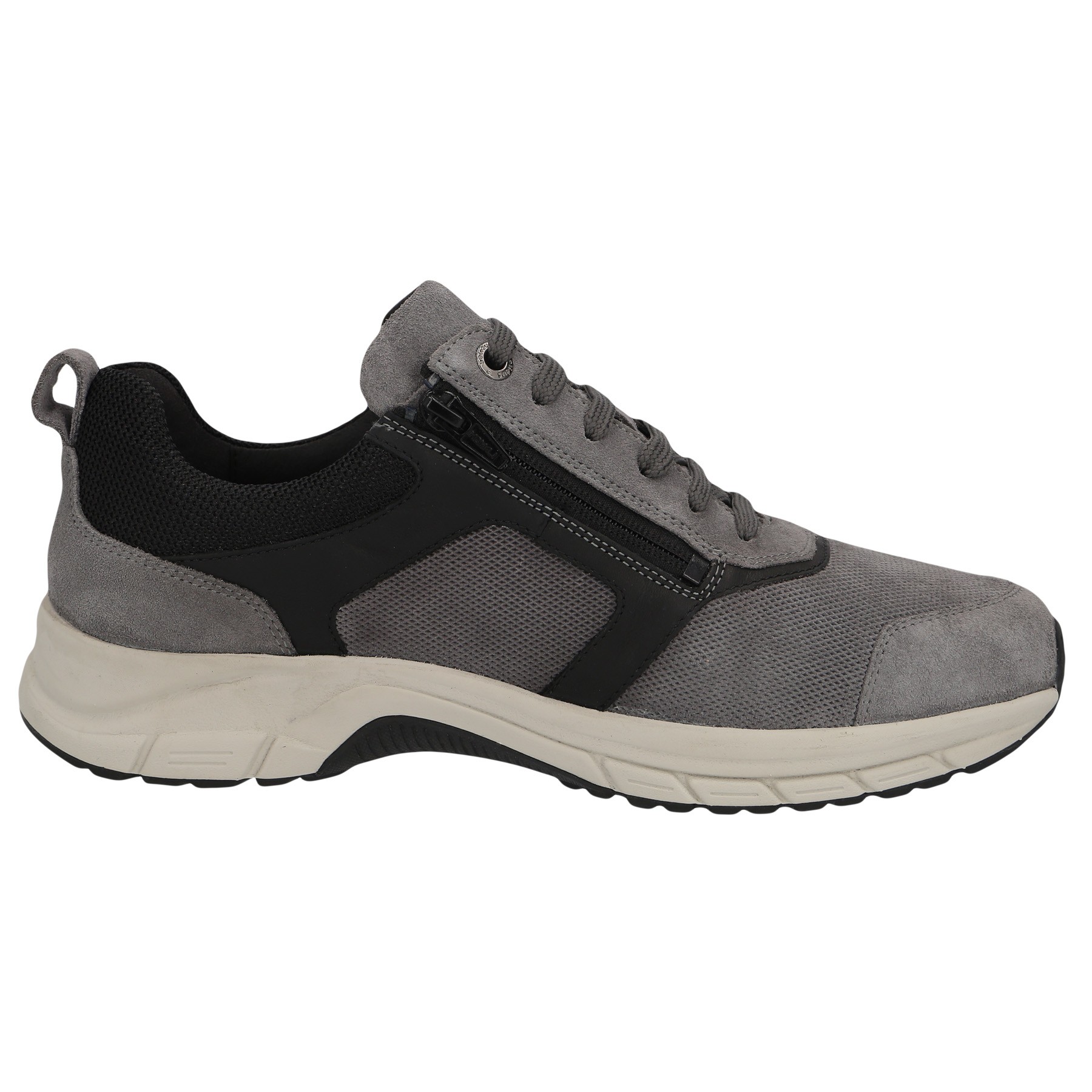 graue halbschuh seitenansicht rechts