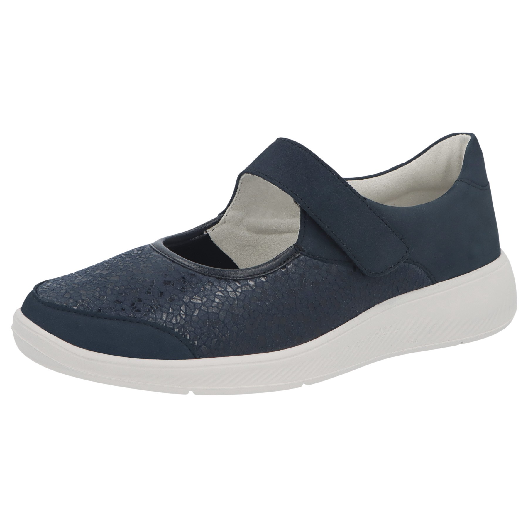 blaue slipper 3-4 ansicht