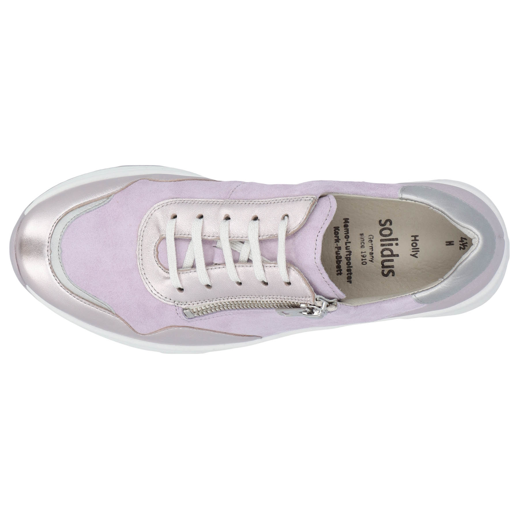 mehrfarbige halbschuh draufsicht