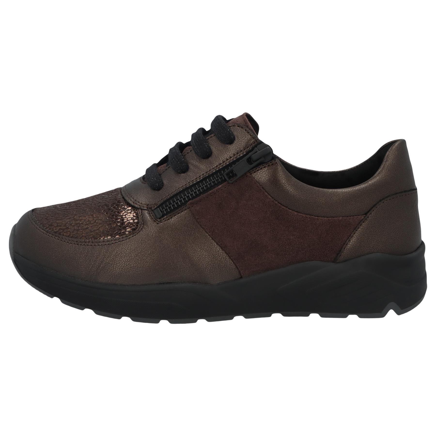 graue halbschuh seitenansicht links