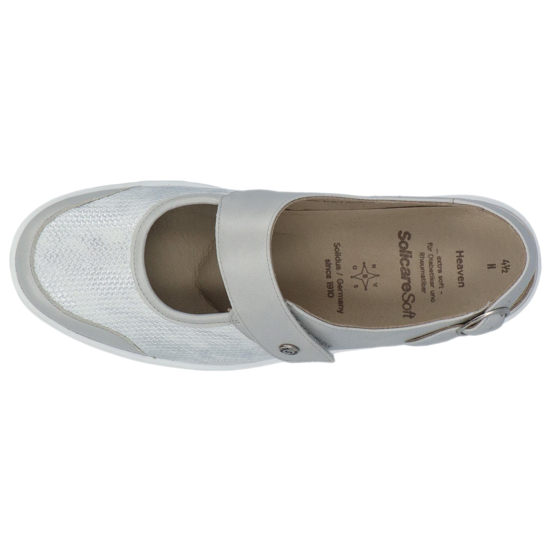 weiße halbschuh draufsicht