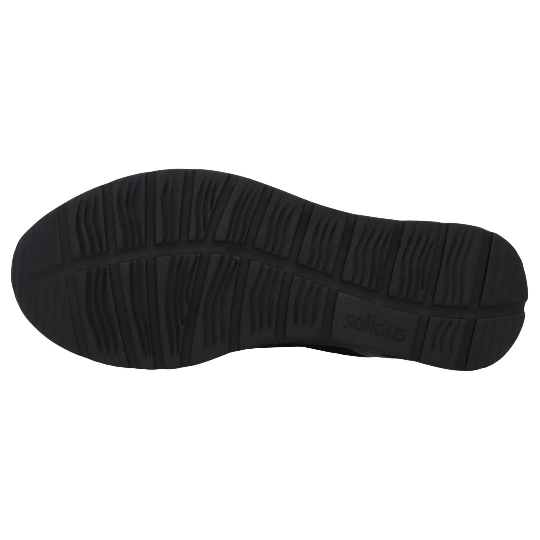 schwarze stiefel sohlenansicht