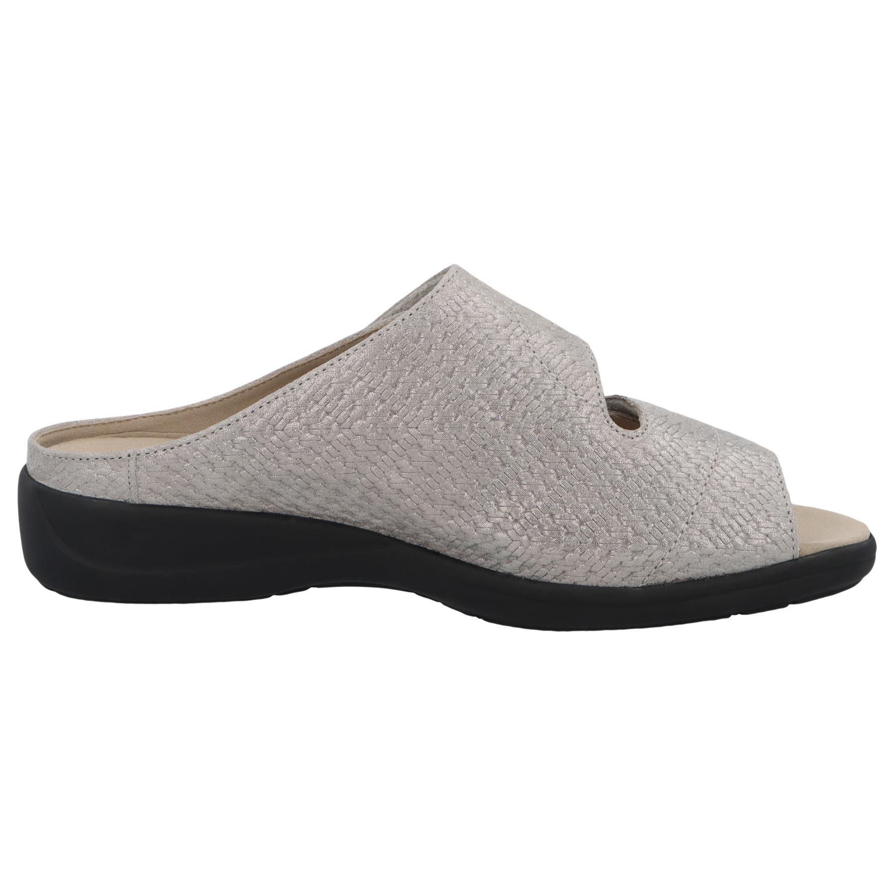 graue pantolette seitenansicht rechts