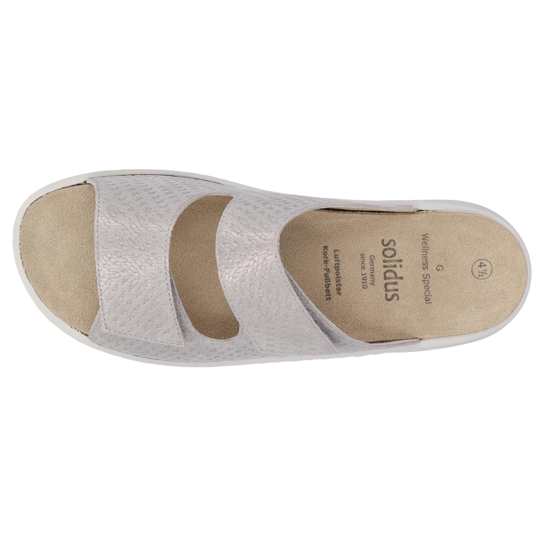 graue pantolette draufsicht